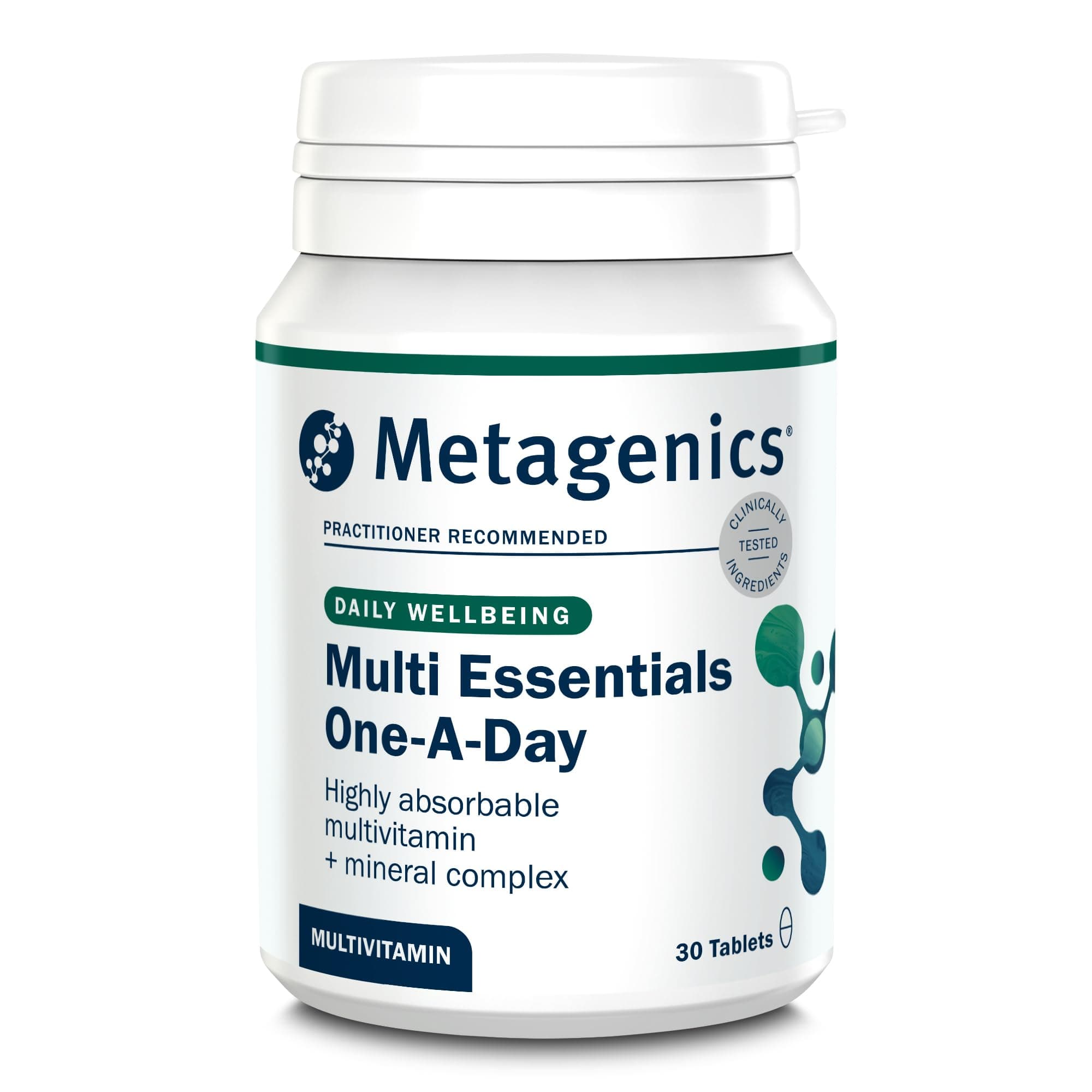 Multi Essentials One A Day Multivitamin - 26 Vitamins & Minerals - Vegetarian and Vegan - 30 Tablets