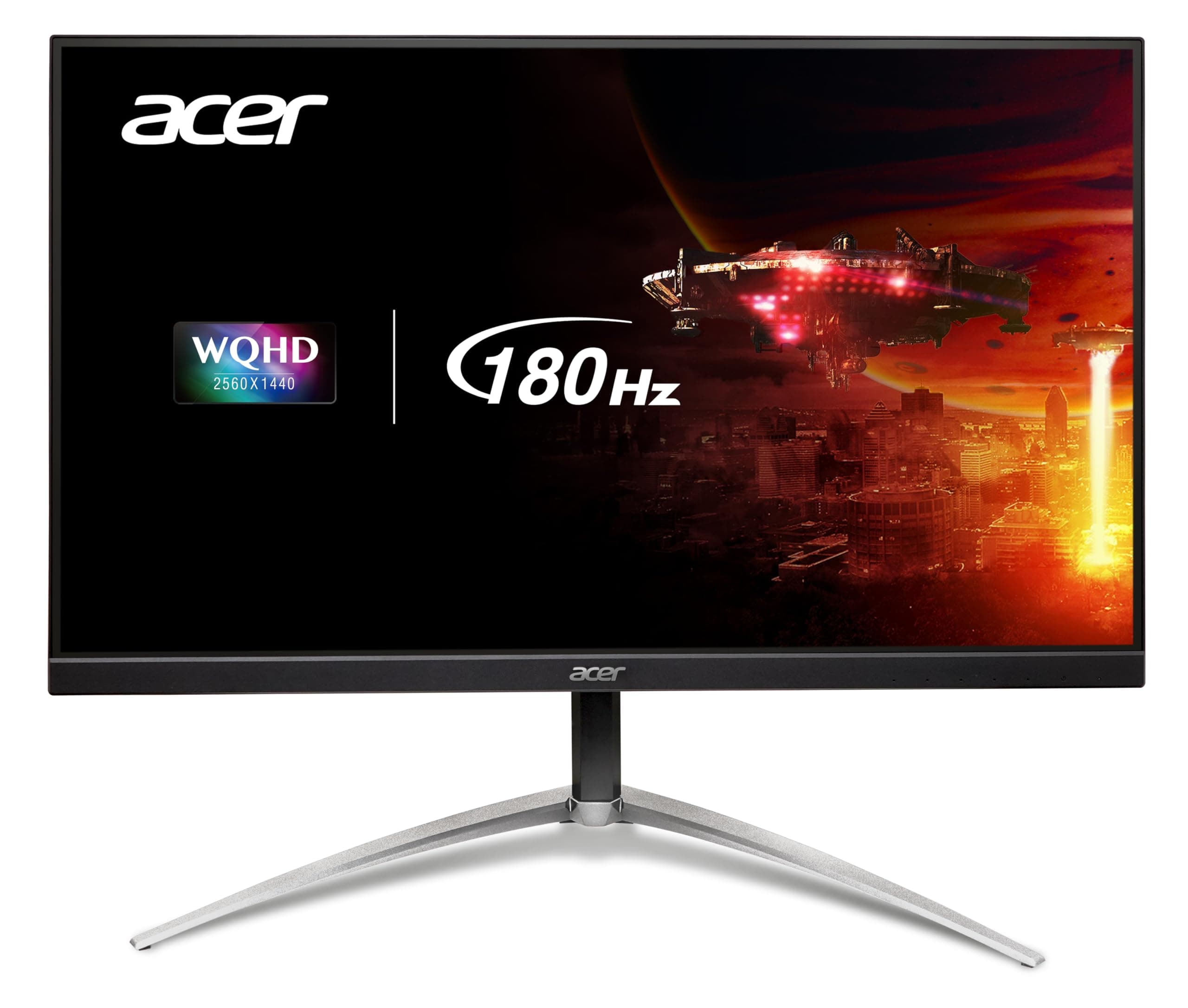Nitro 31.5" WQHD 2560 x 1440 PC Gaming Monitor | Agile-Splendor IPS | AMD FreeSync Premium | Up to 180Hz Refresh | Up to 0.5ms | 95% DCI-P3 | HDR10 | 1 x DP 1.2 & 2 x HDMI 2.0 | XV323QU M3bmiiphx
