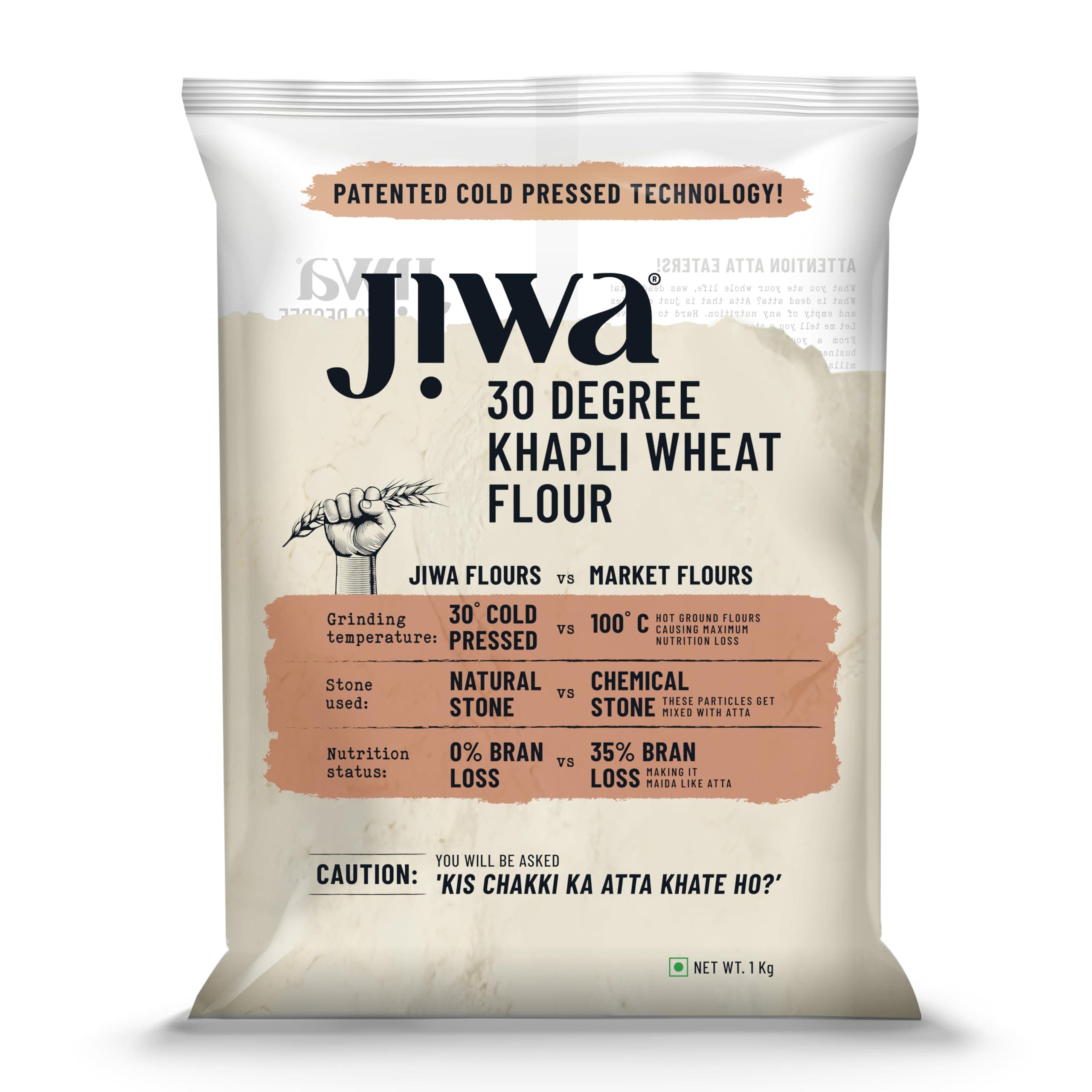Jiwa Organic Khapli Wheat Flour