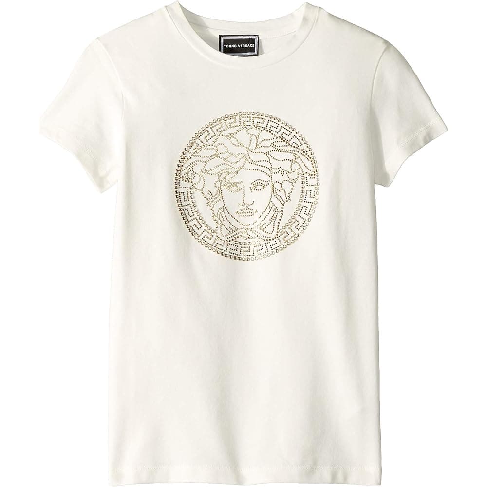 Medusa Strass Logo Tee (Big Kids)