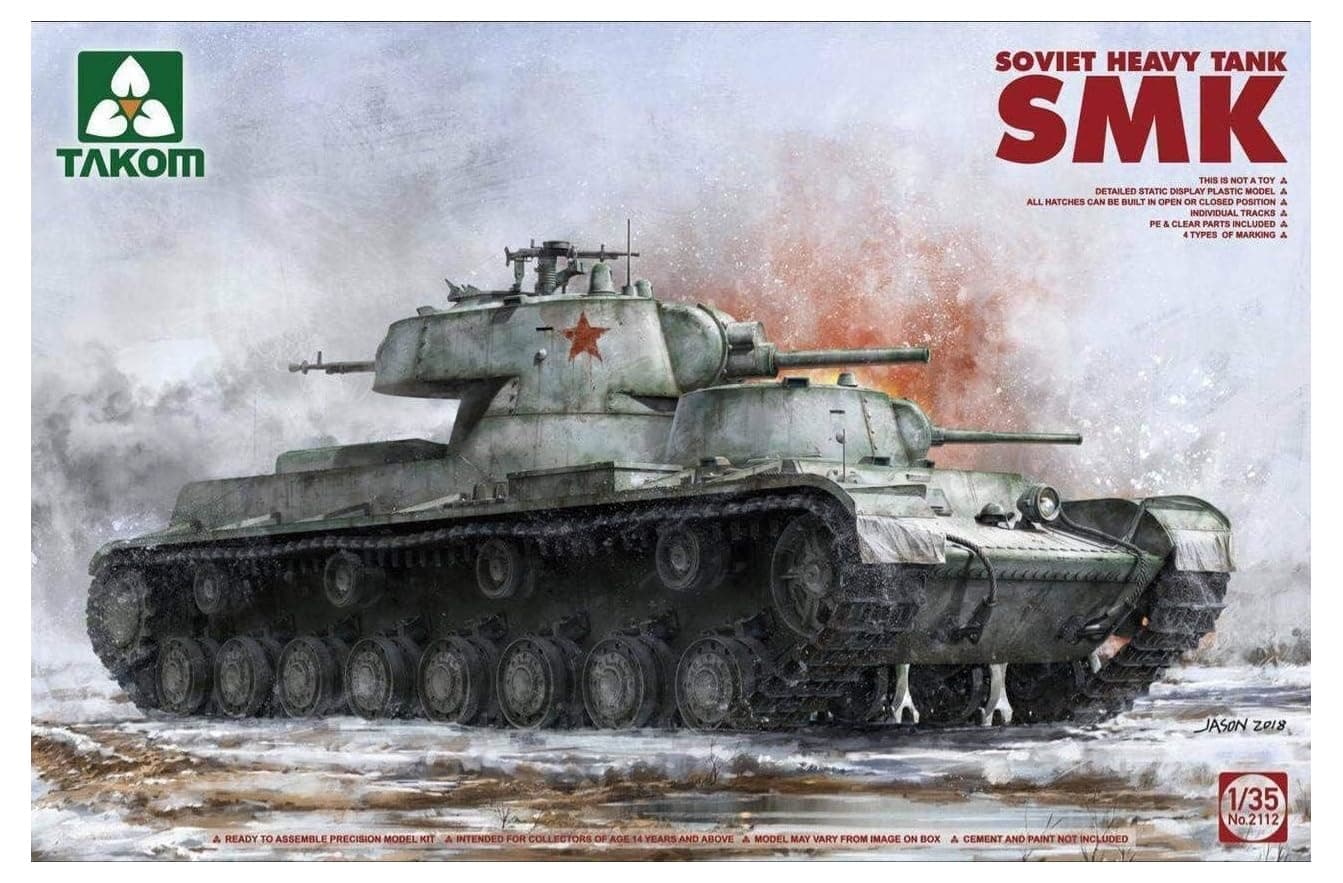 TAKOM TAK2112 1:35 Soviet Heavy Tank SMK