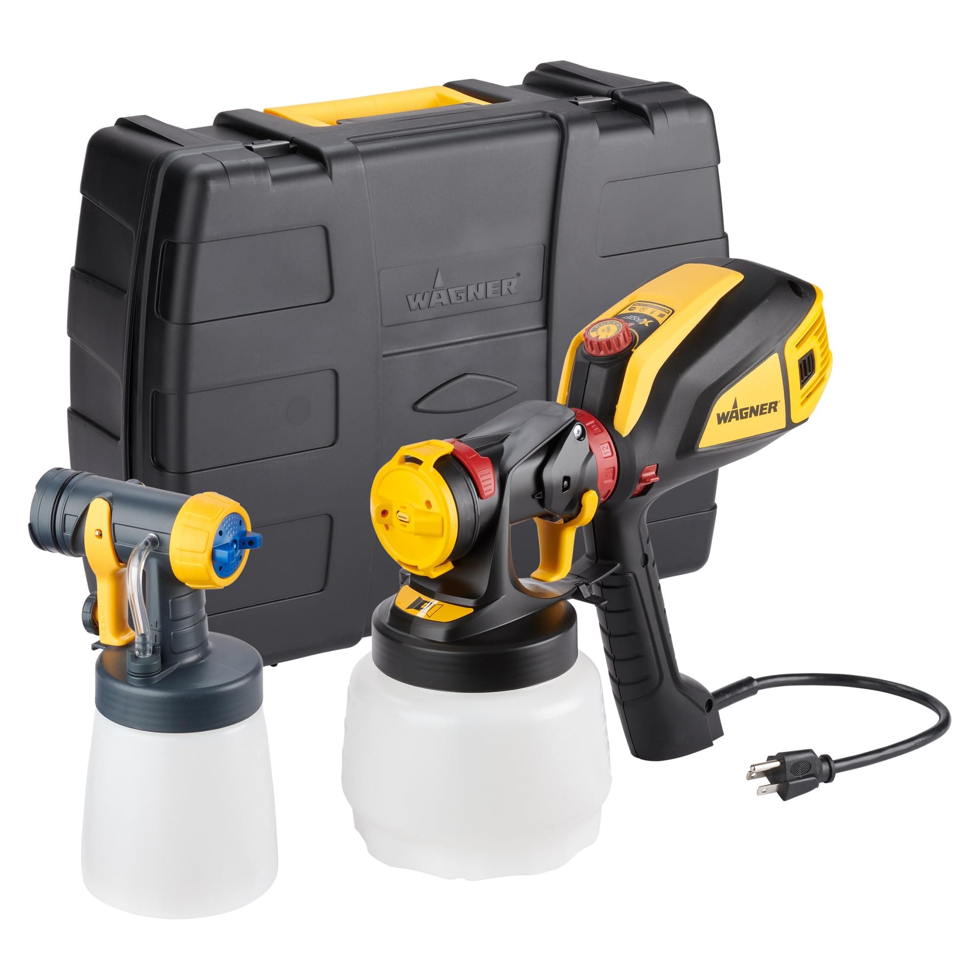 Spraytech 02419307 FLEXiO 595 Handheld HVLP Paint Sprayer, Sprays Most Unthinned Latex, Includes Two Nozzles - iSpray & Detail Finish Nozzle, Complete Adjustability, Lightweight Design