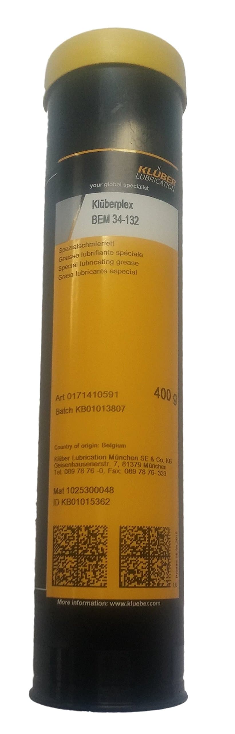 KLUBERPLEX BEM 34-132 400 g Cartridge