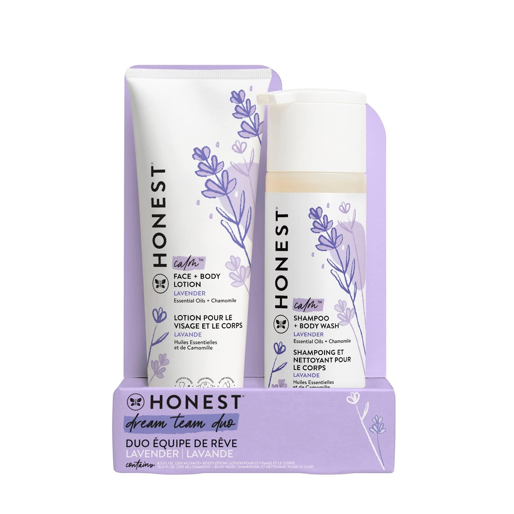 Honest Company Lavender Shampoo & Lotion Bundle