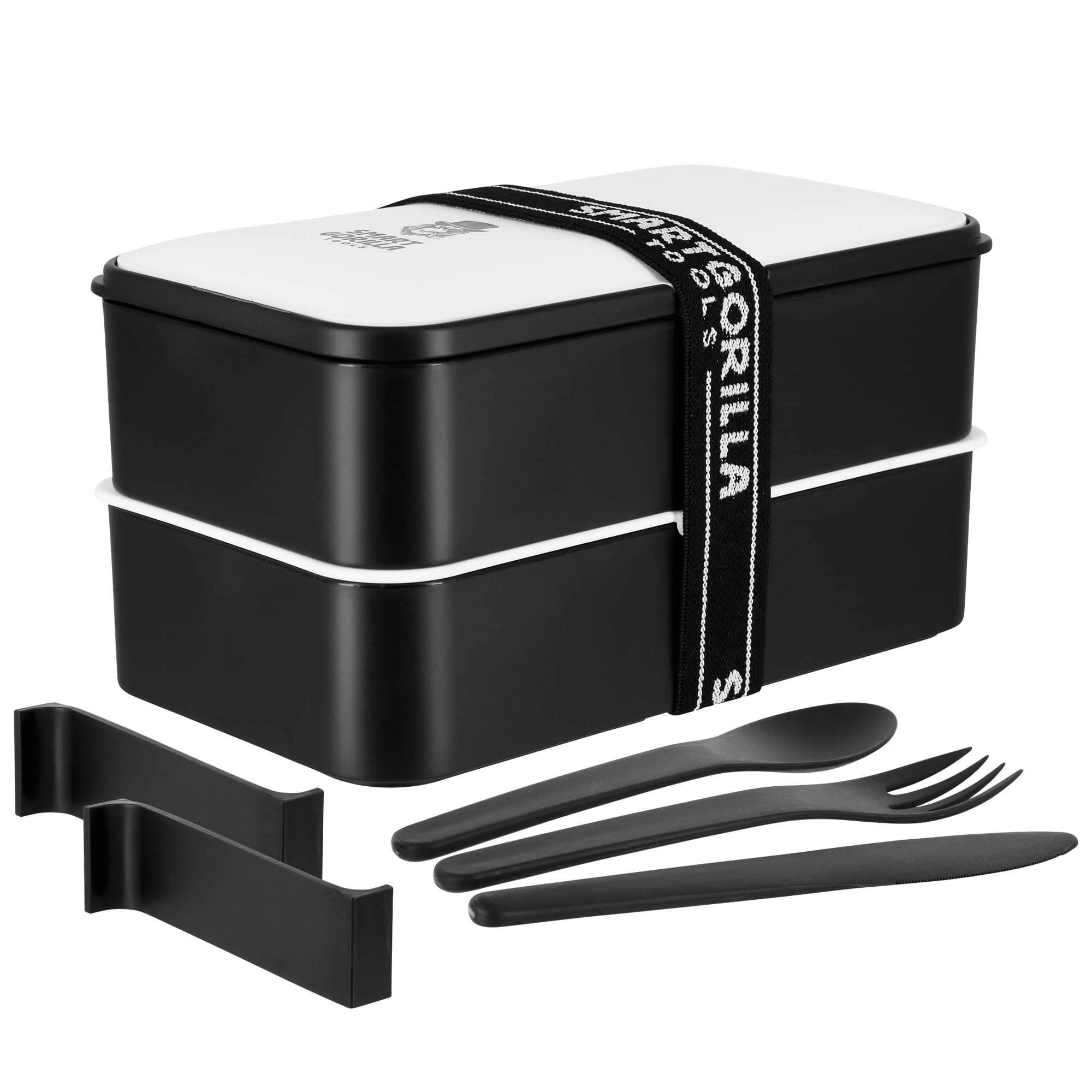 SMART GORILLA TOOLSBento Box | Japanese lunch box for transporting your meals | Alternative to lunch box, lunch box and lunch box | Children and adults | Leak-proof and BPA