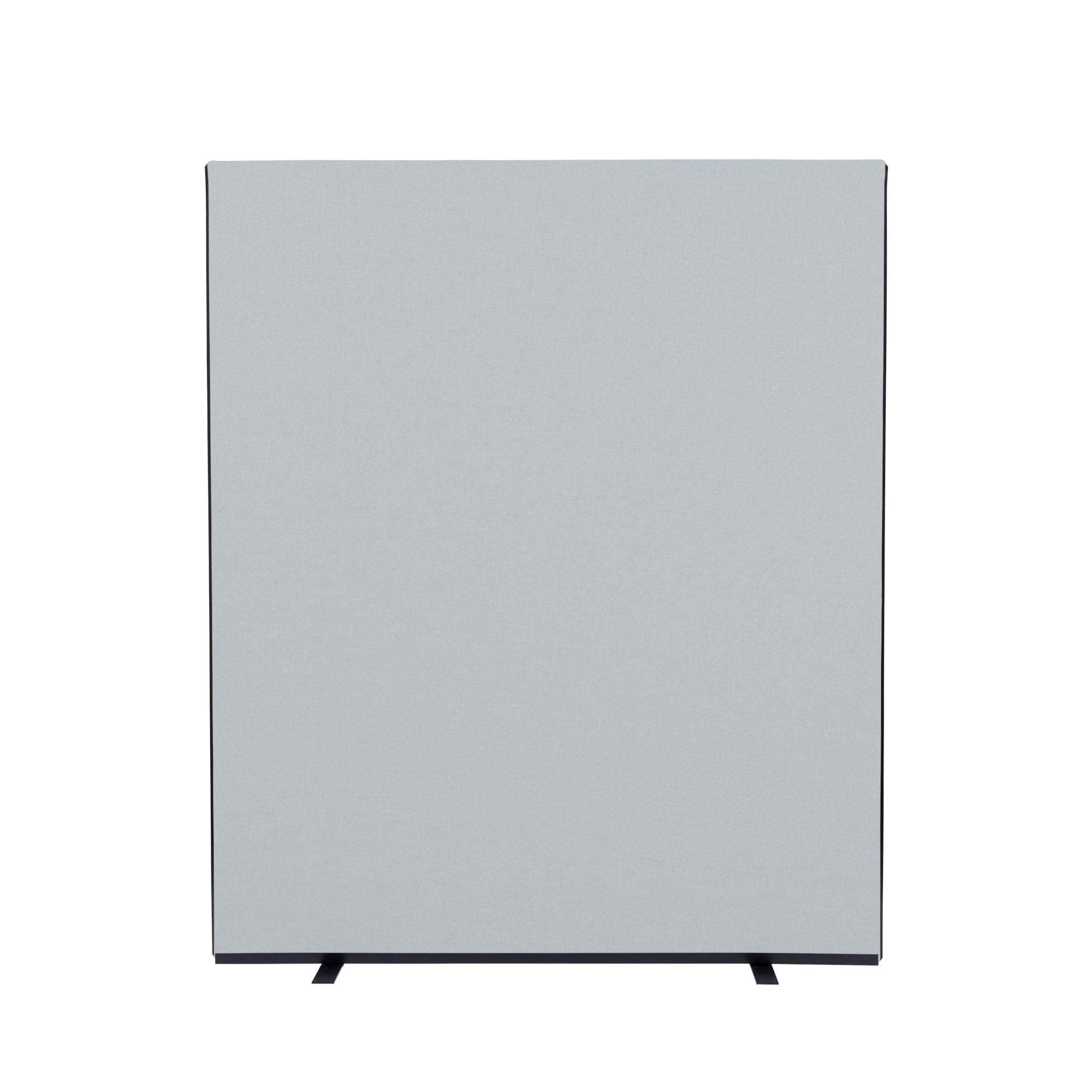 Panelwarehouse Office Screen 1500mm W x 1800mm H, Silver Grey Woolmix