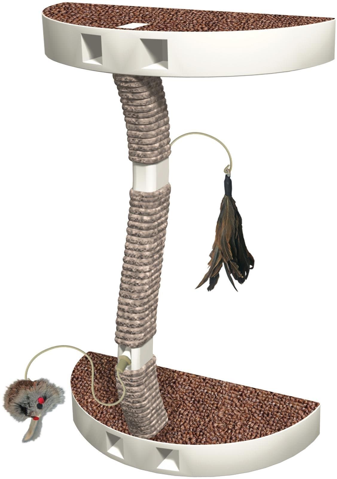 Innovation Pet Kitty Connection Jute Wrapped Post and Toy Package