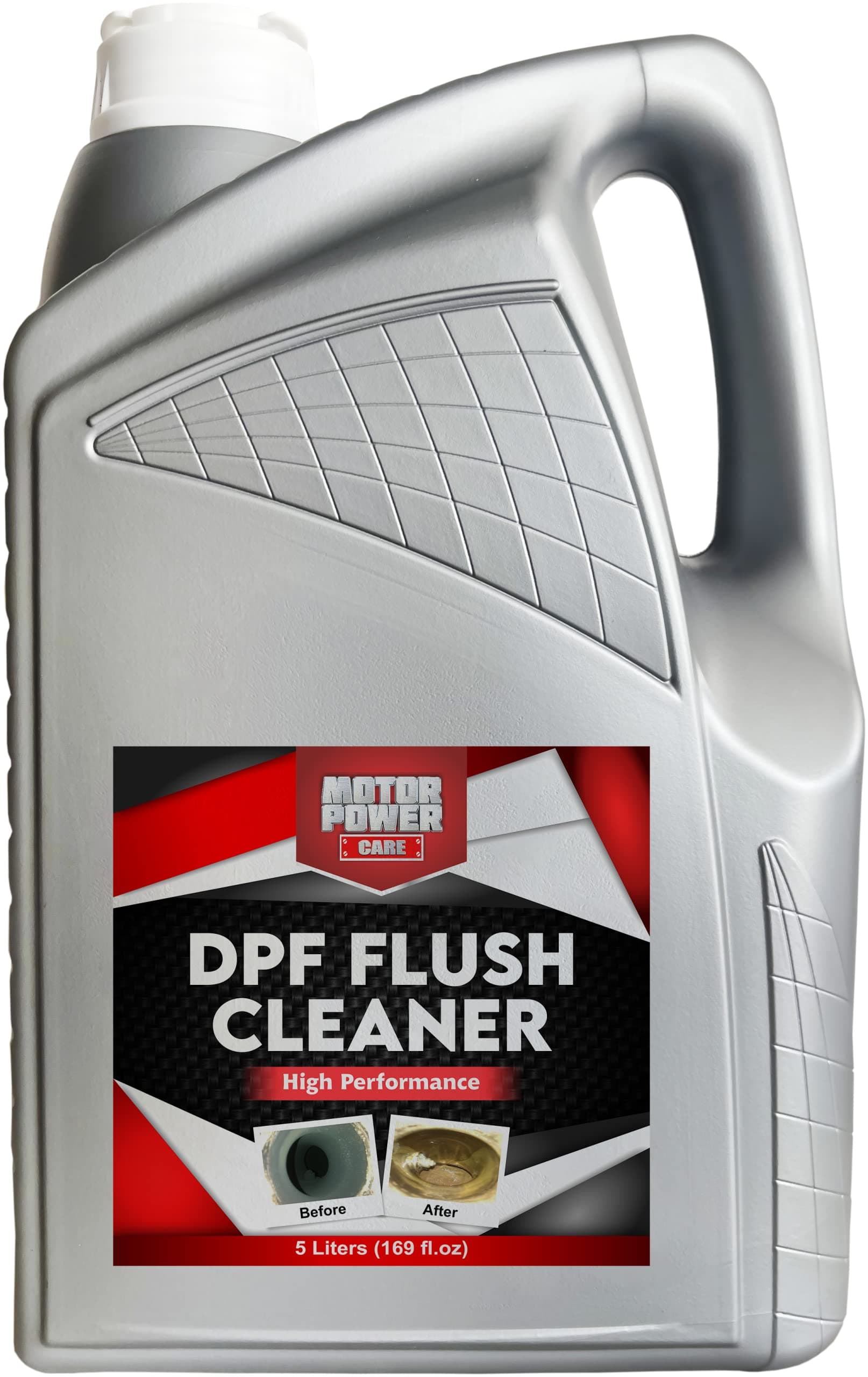 MotorPower Care DPF Flush Liquid — Deep Clean Diesel Particulate Filter | Removes All Soot & Carbon Deposits | Reusable Formula for Shops & DIY, 1 Gallon