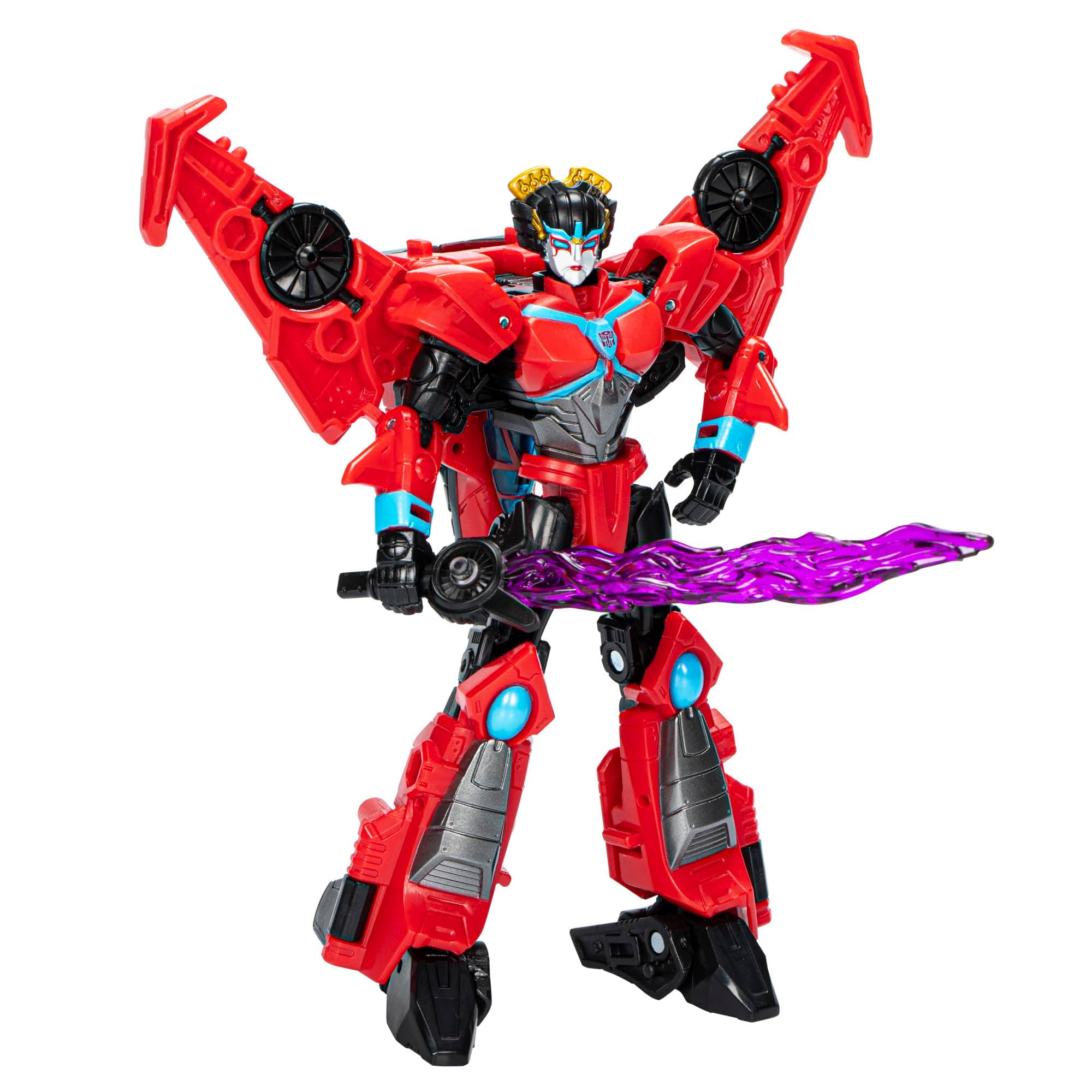 Transformers Legacy United Deluxe Class Cyber Universe Windblade, 5.5" Conversion Action Figure 8+