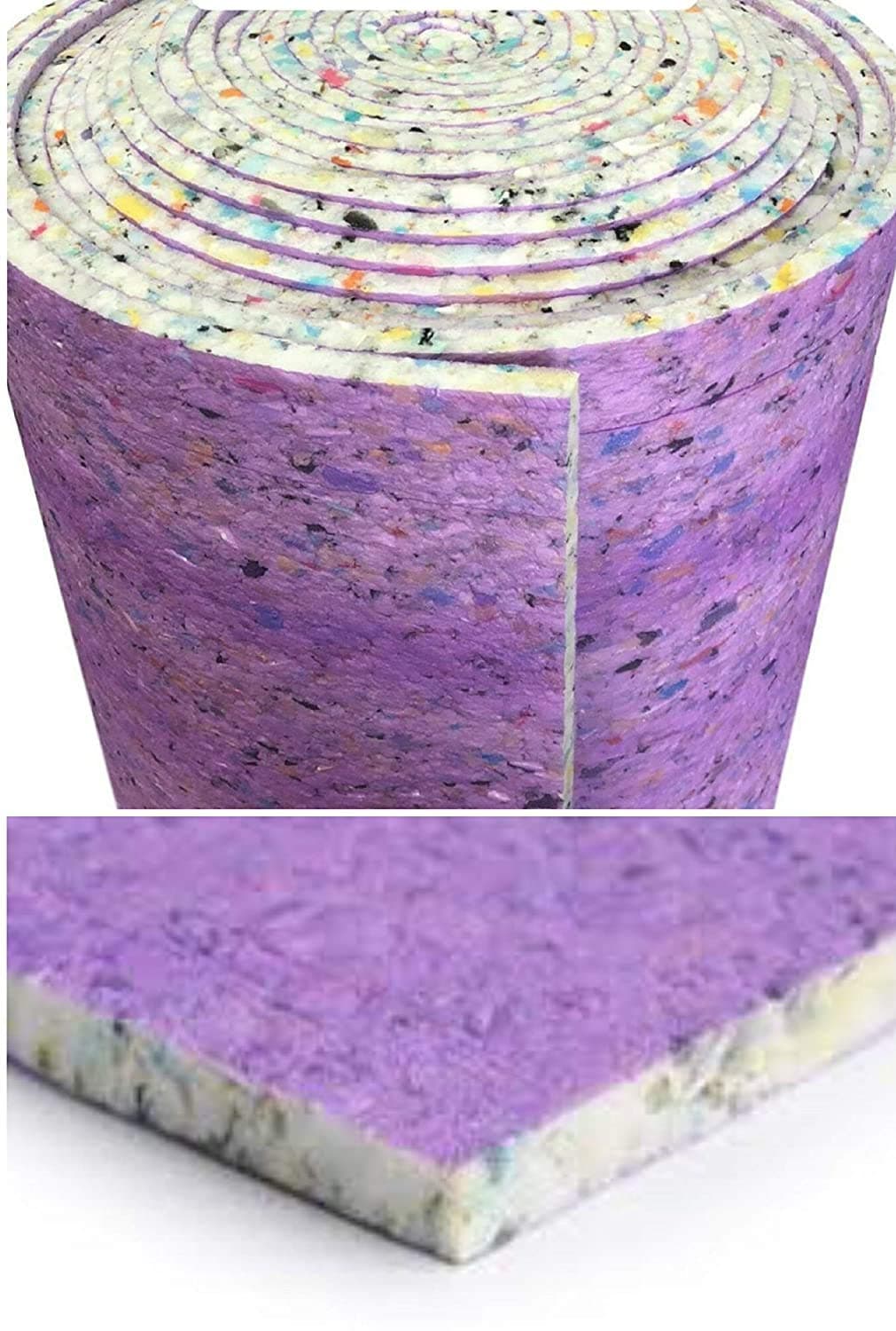 KosiKush® Super 8mm or 10mm Thick cushion Carpet Underlay Made In The UK By Interfloor, Conforms To BS5808:1991. (8mm Thickness, 4m Covers 5.48m2)