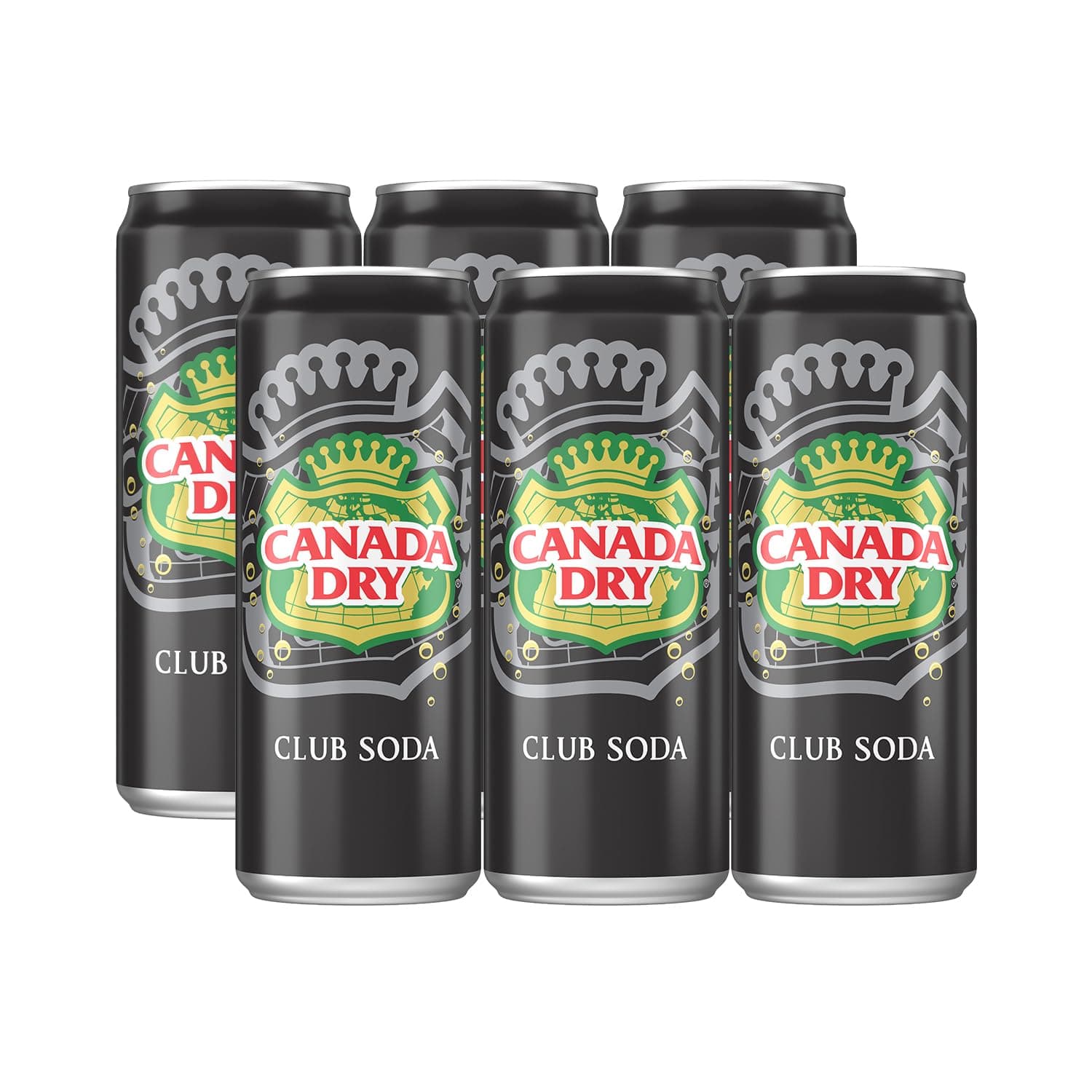 Canada Dry Soda, Can 330ml, Pack of 6