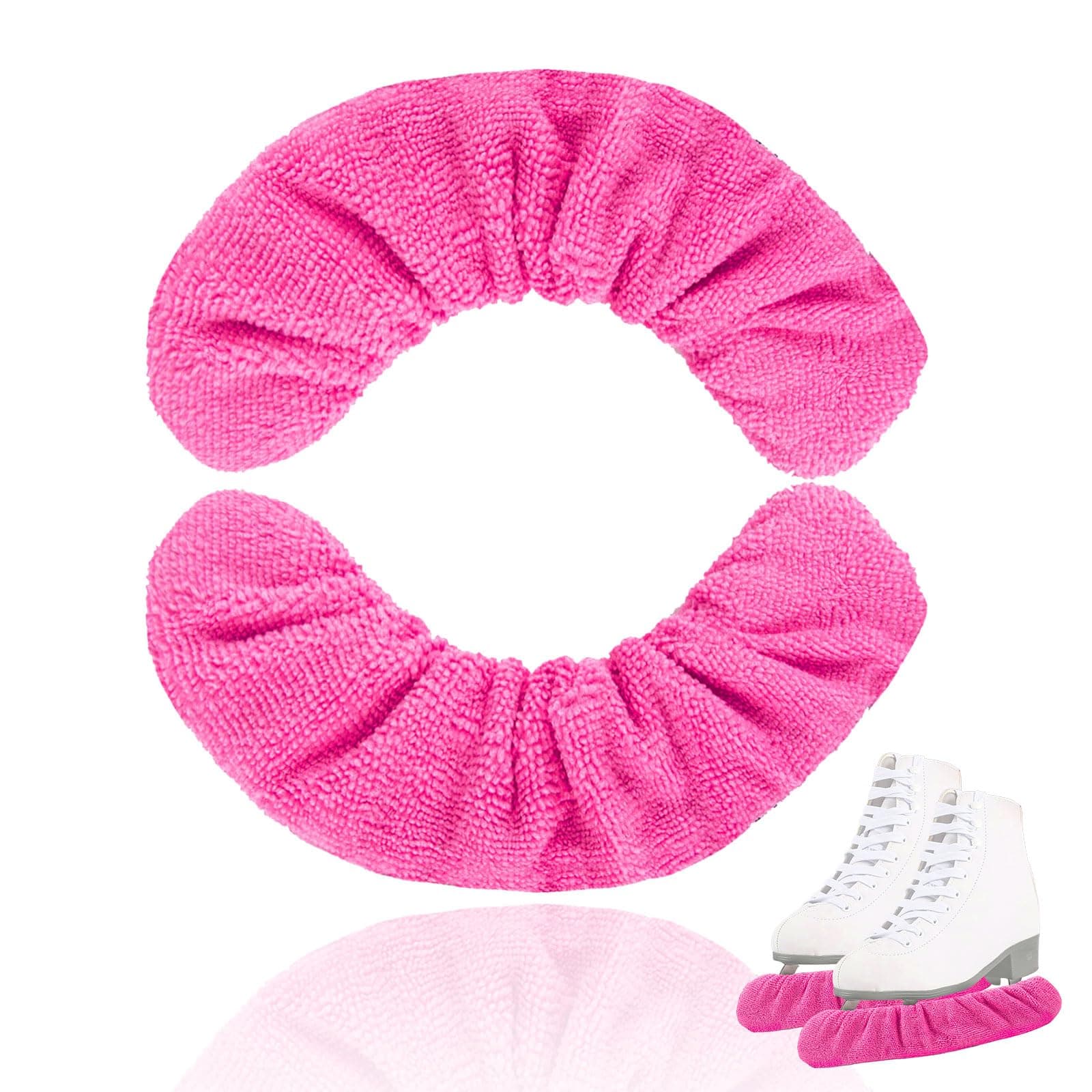 1 Pair Ice Skate Blade Covers, Ice Skate Guards, Skate Guards for Ice Skates, Hockey Skate Blade Protector Guards, Winter Soakers Ice Skating Accessories for Men Women Boys Girls