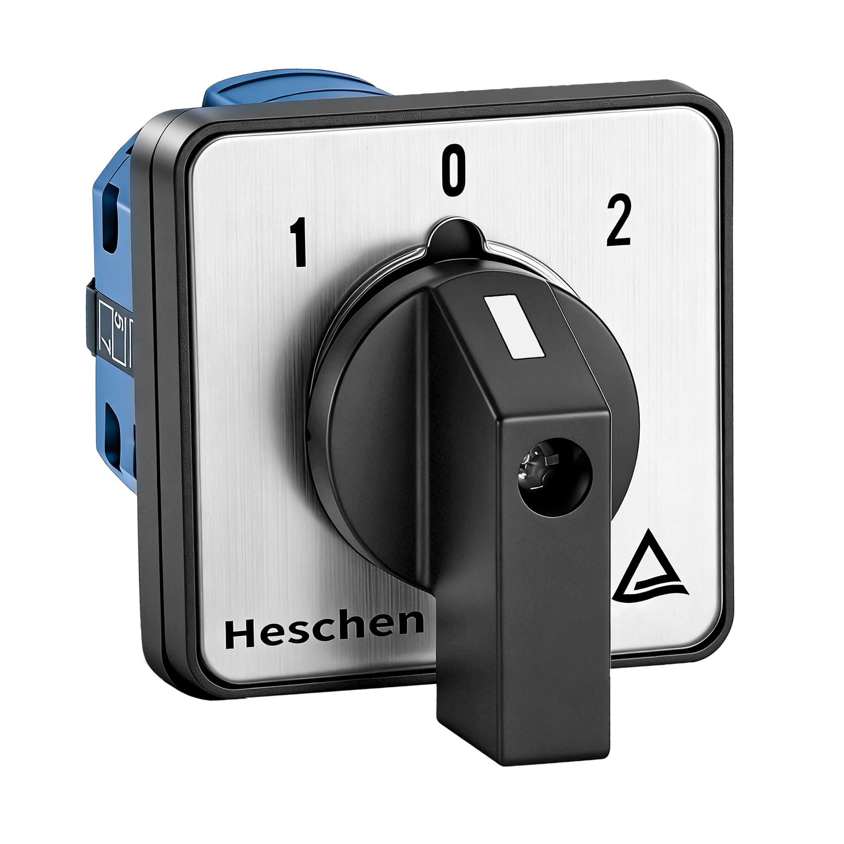 Heschen Universal Rotary Cam Selector Changeover Switch SZW26-20/D202.2 660V 20A ON-OFF-ON 3 Position 2 Phase 8 Terminals