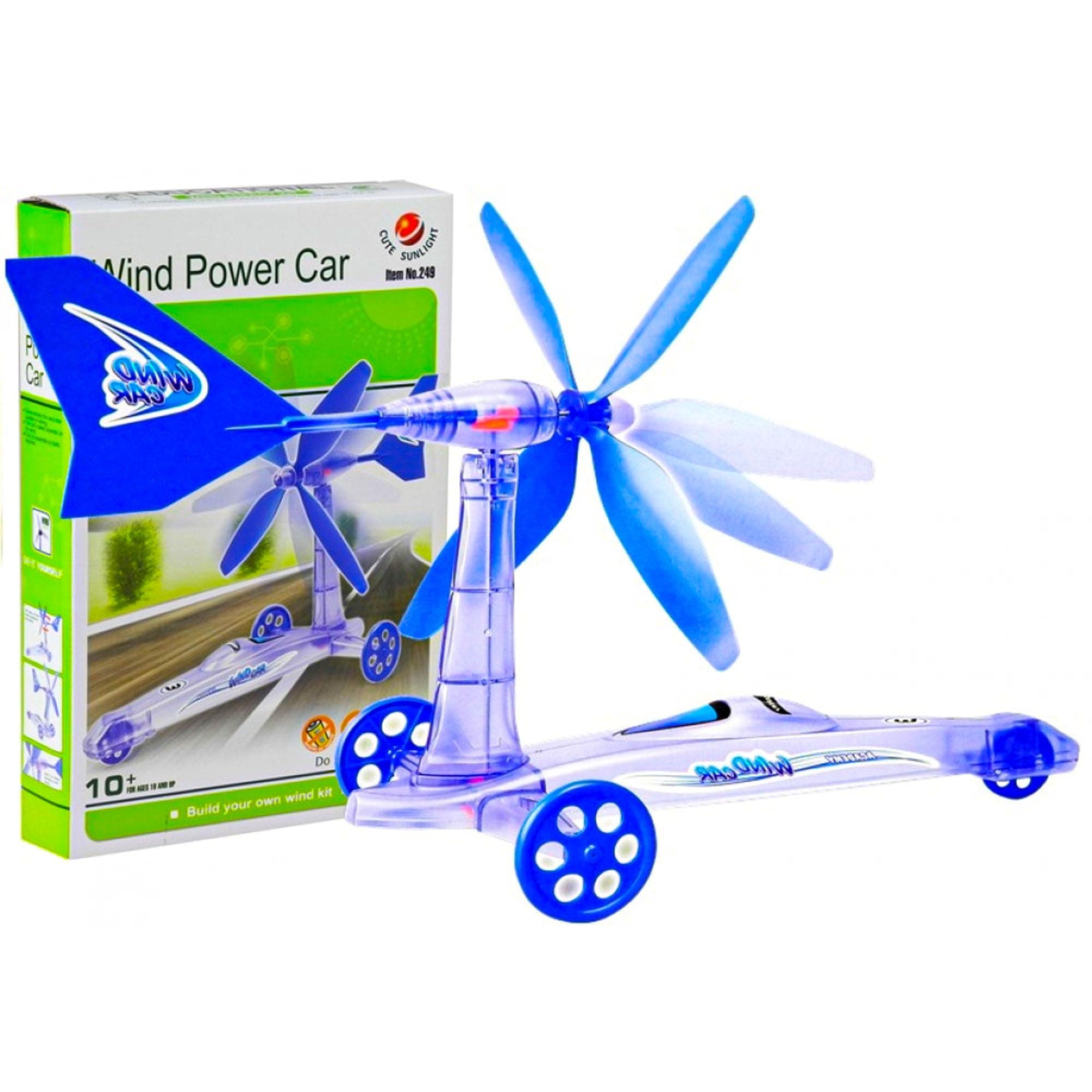 Versa-Mart Wind Power Car Kit - Stem Educational DIY Toy For Kids