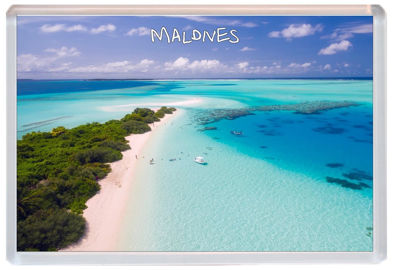 Maldives - Jumbo Fridge Magnet ID901