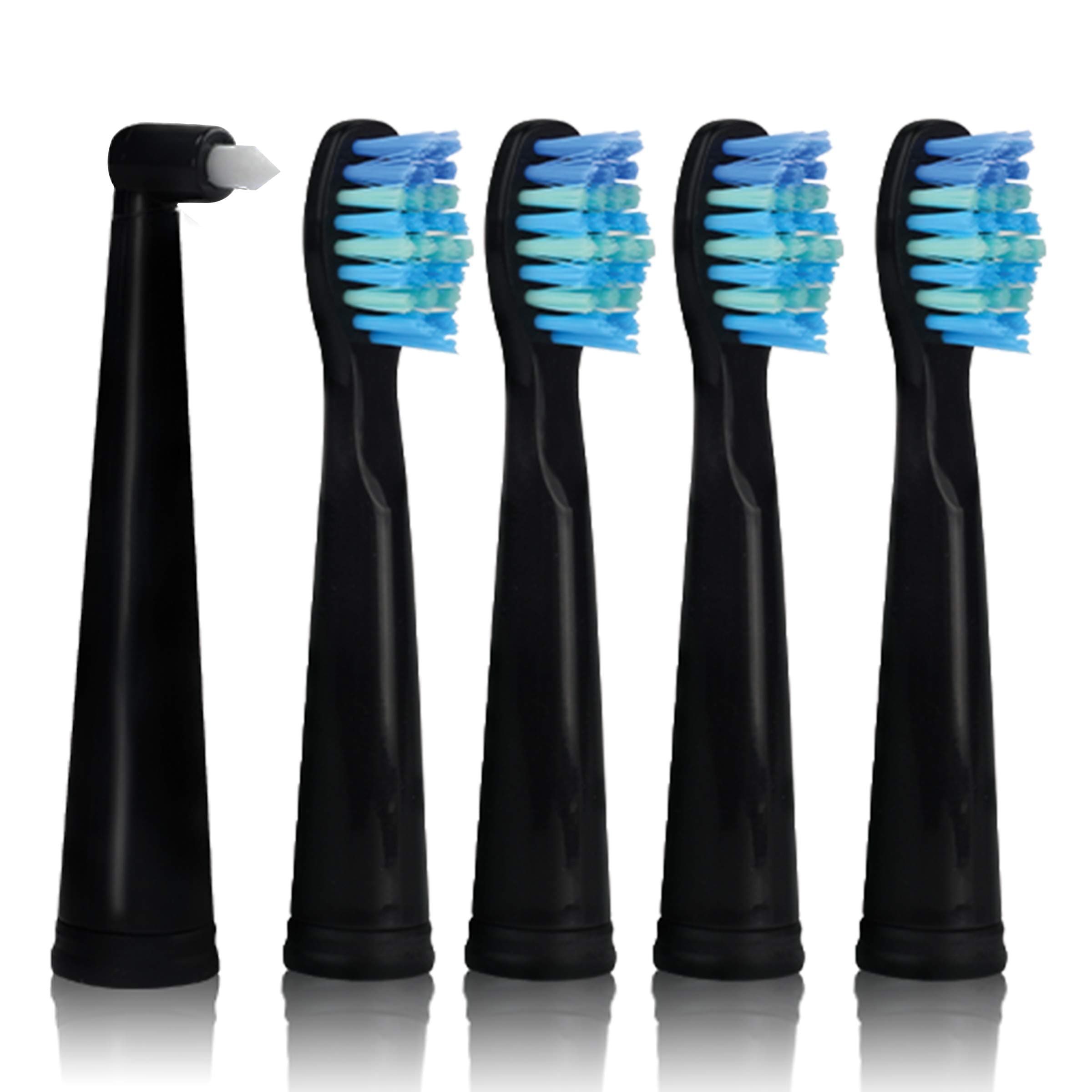Cosmic & Cosmic Plus Brush Head Refill 4+1 Pcs (Black)