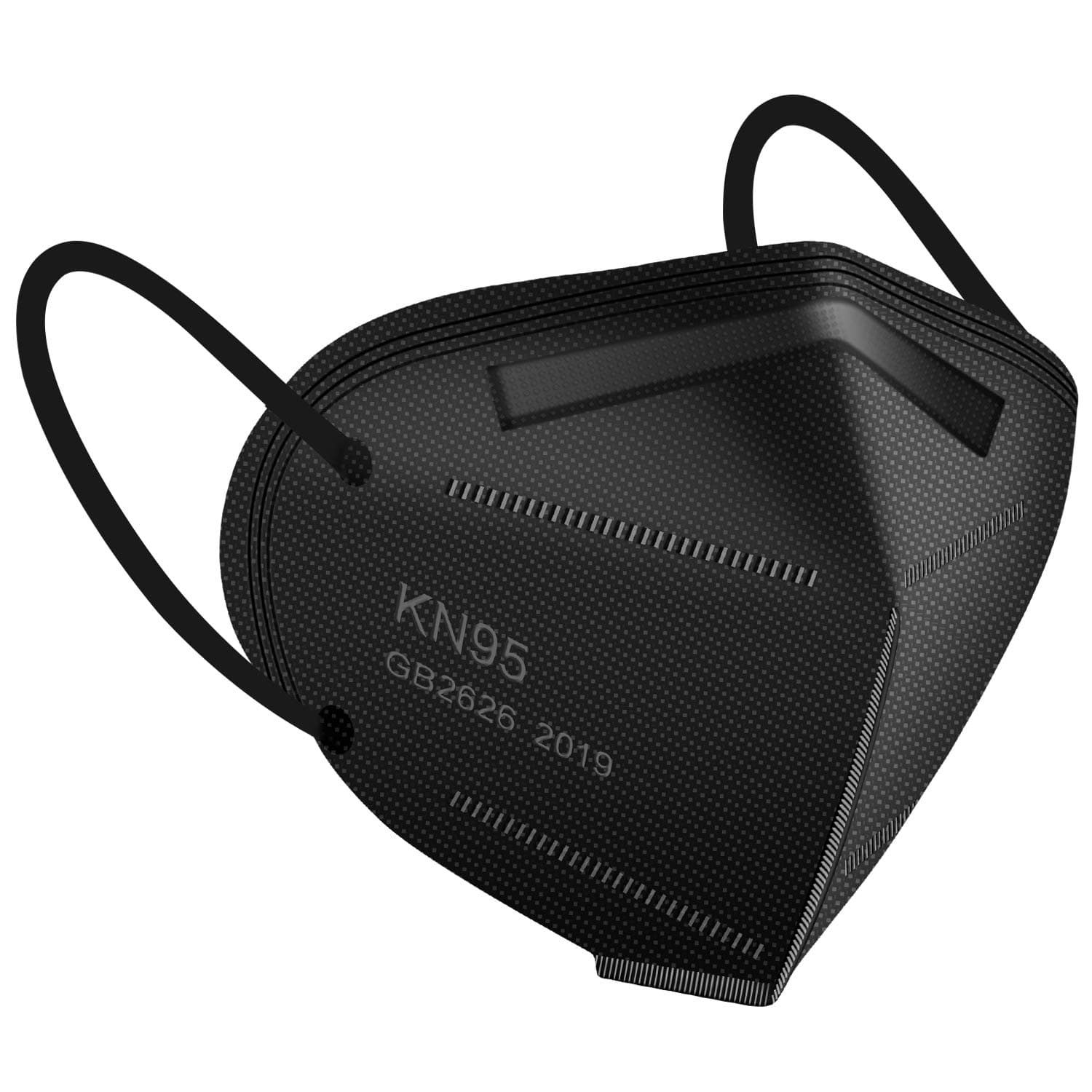 WWDOLL KN95 Face Mask 25 Pack, 5-Layers Mask Protection, Breathable KN95 Masks Black