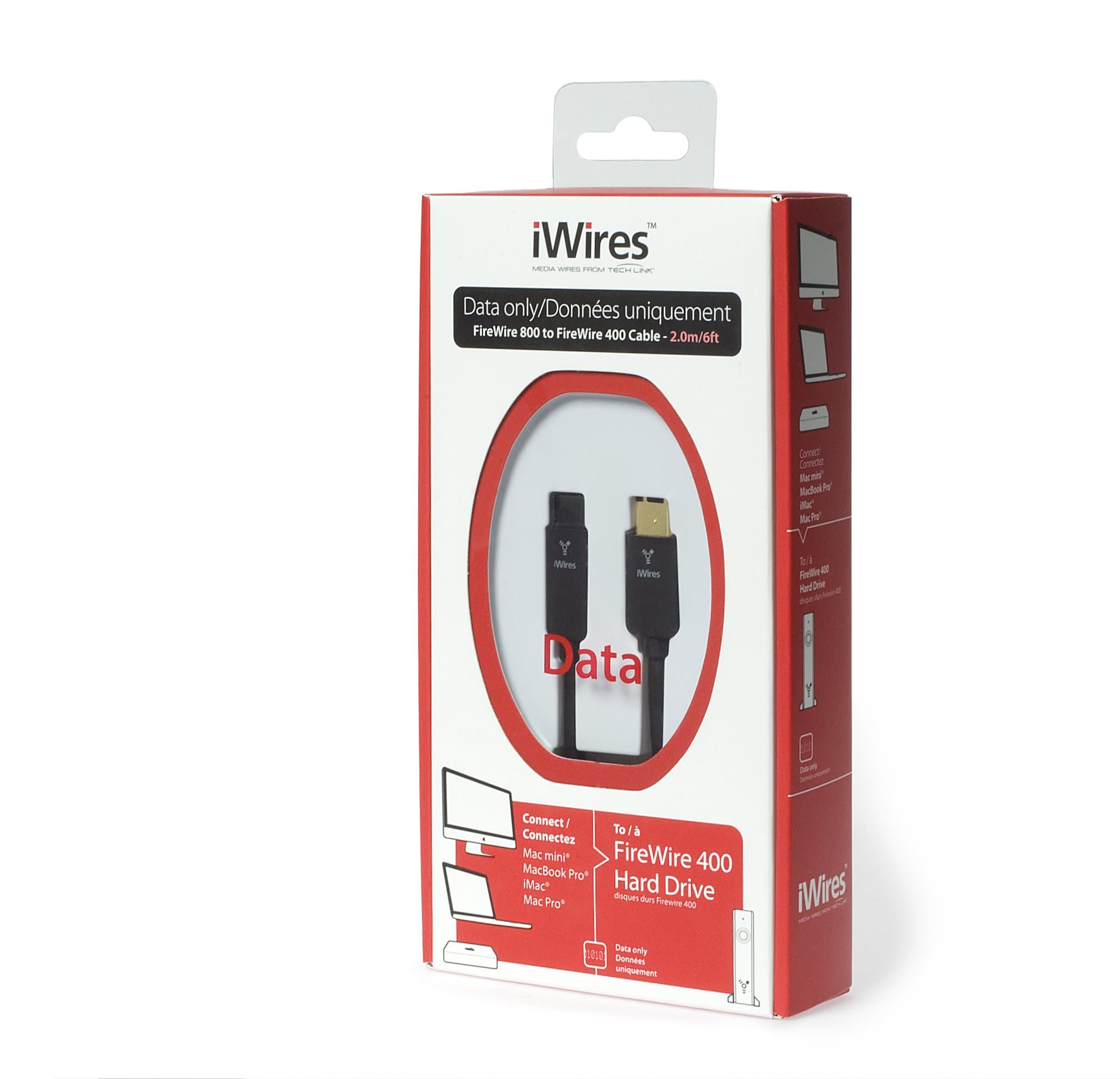 TechlinkiWires 9P-6P Firewire 800 to Firewire 400