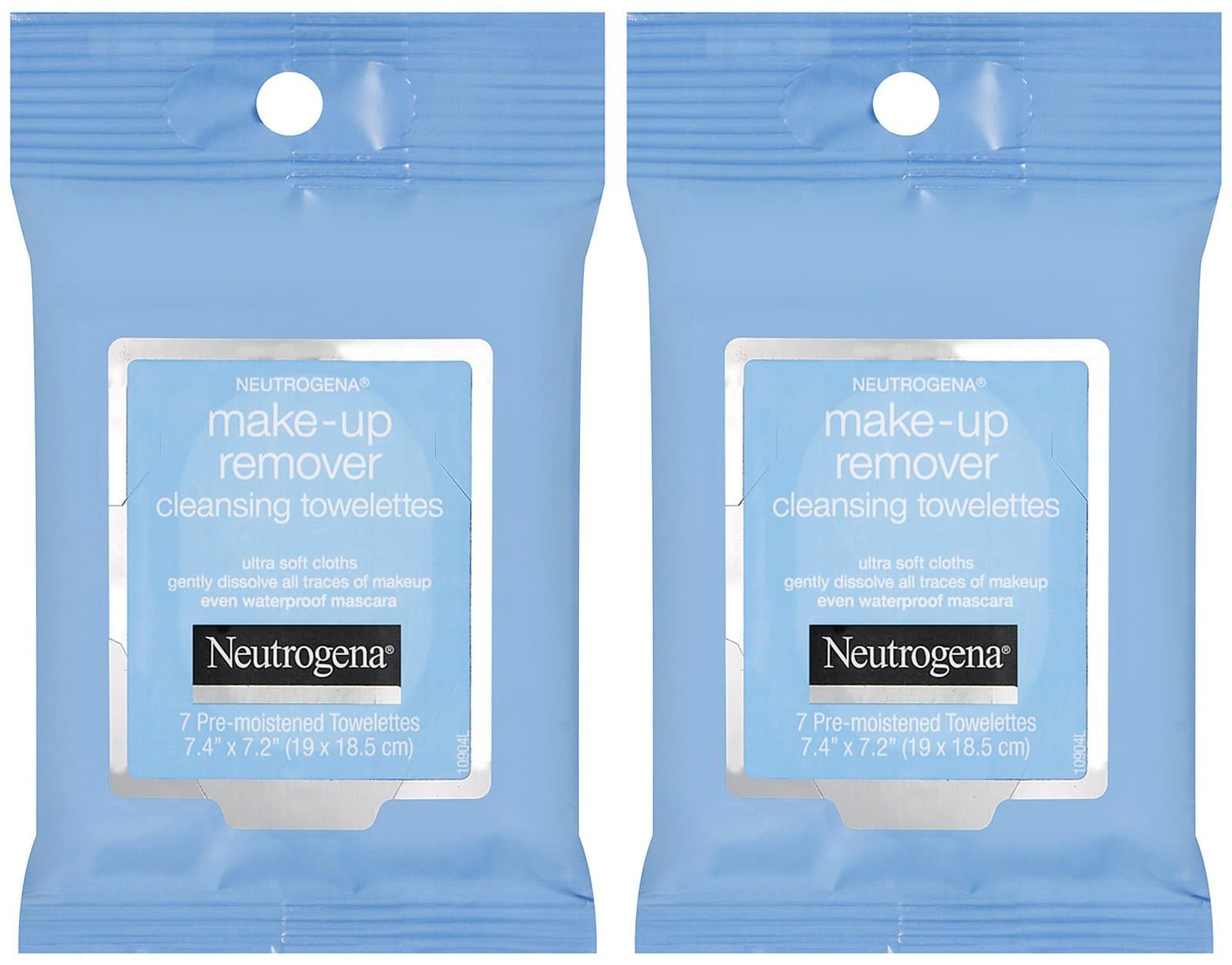 Neutrogena Makeup Remover Cleansing Towelettes, 7 ct, 2 Pack