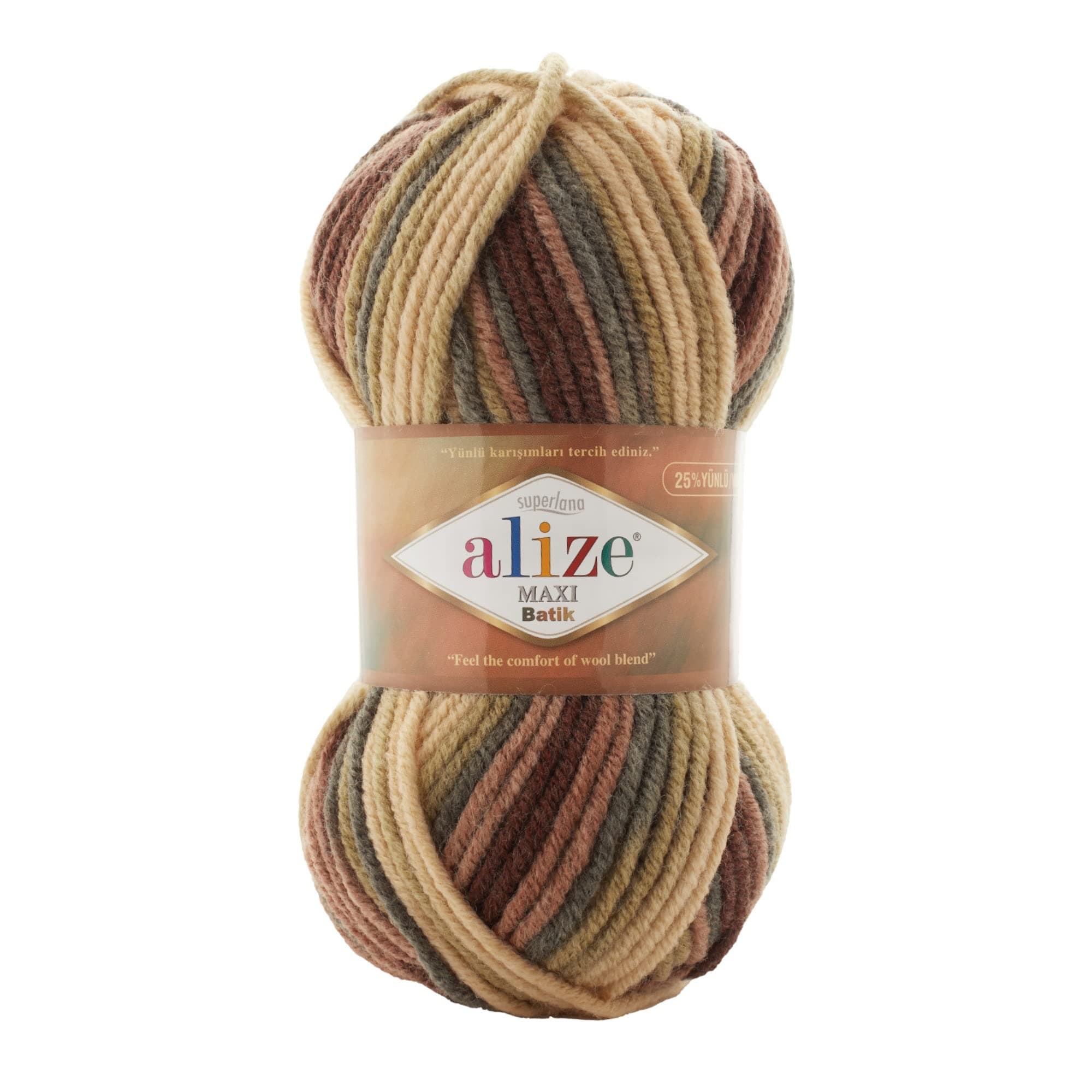 Alize Superlana Maxi Batik Super Chunky Shade 7804