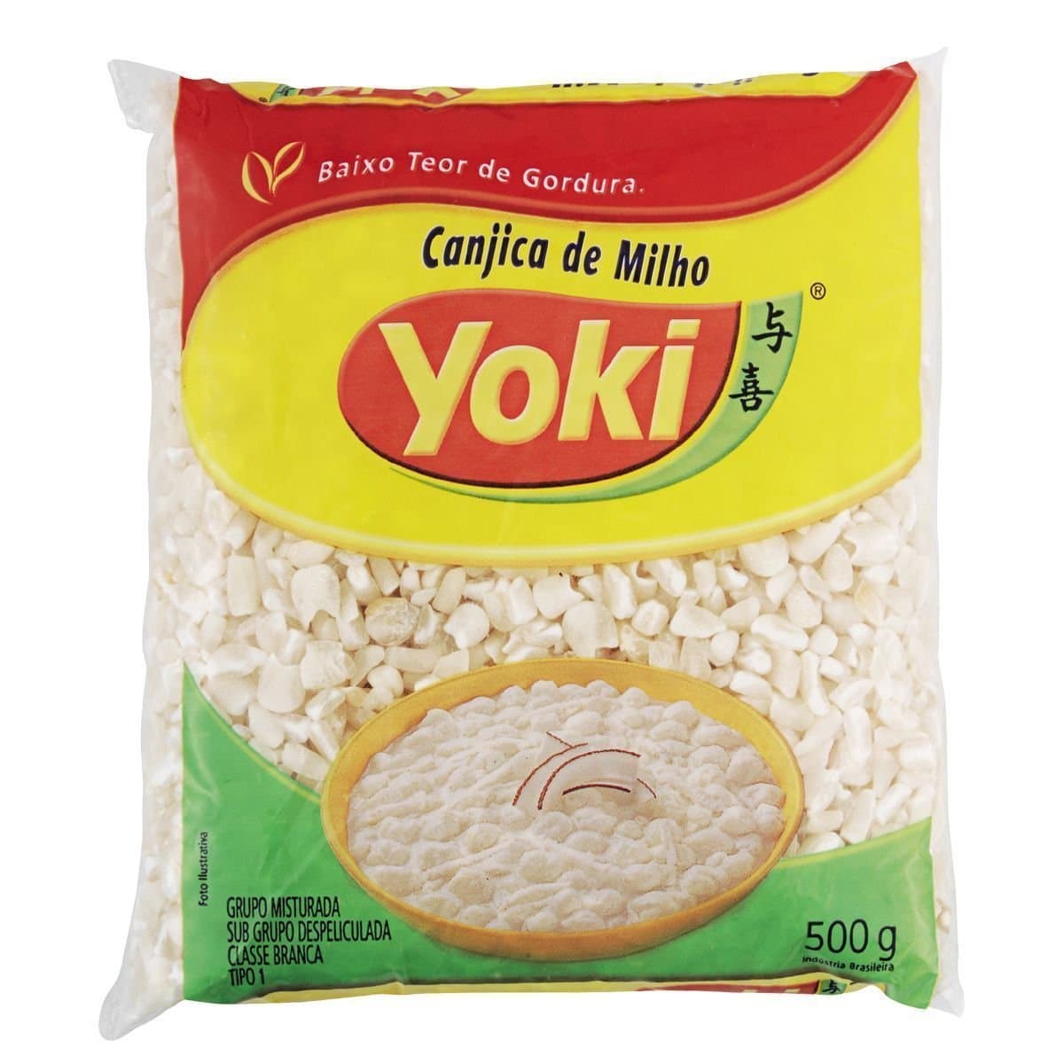 Yoki - CANJICA - WHITE CORN CANJICA - 17.64 Oz (PACK OF 02) | CANJICA DE MILHO BRANCA - 500g