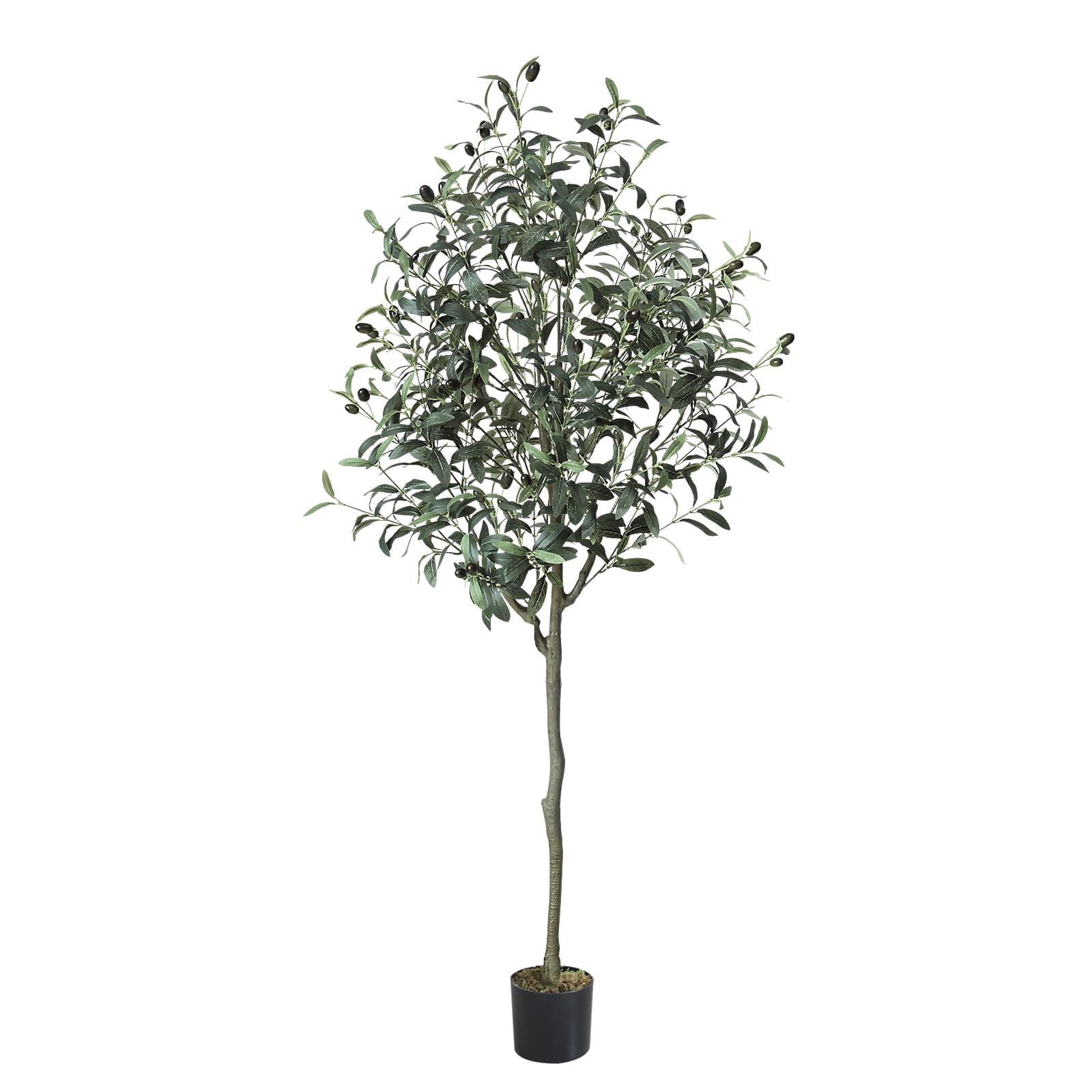 Chantoo Olive Tree 5FT Olive Trees Artificial Indoor Faux Olive Tree Artificial Olive Tree for Office Home Decor Faux Plants Indoor Tall Fake Plants with Realistic Trunk and Lifelike Fruits