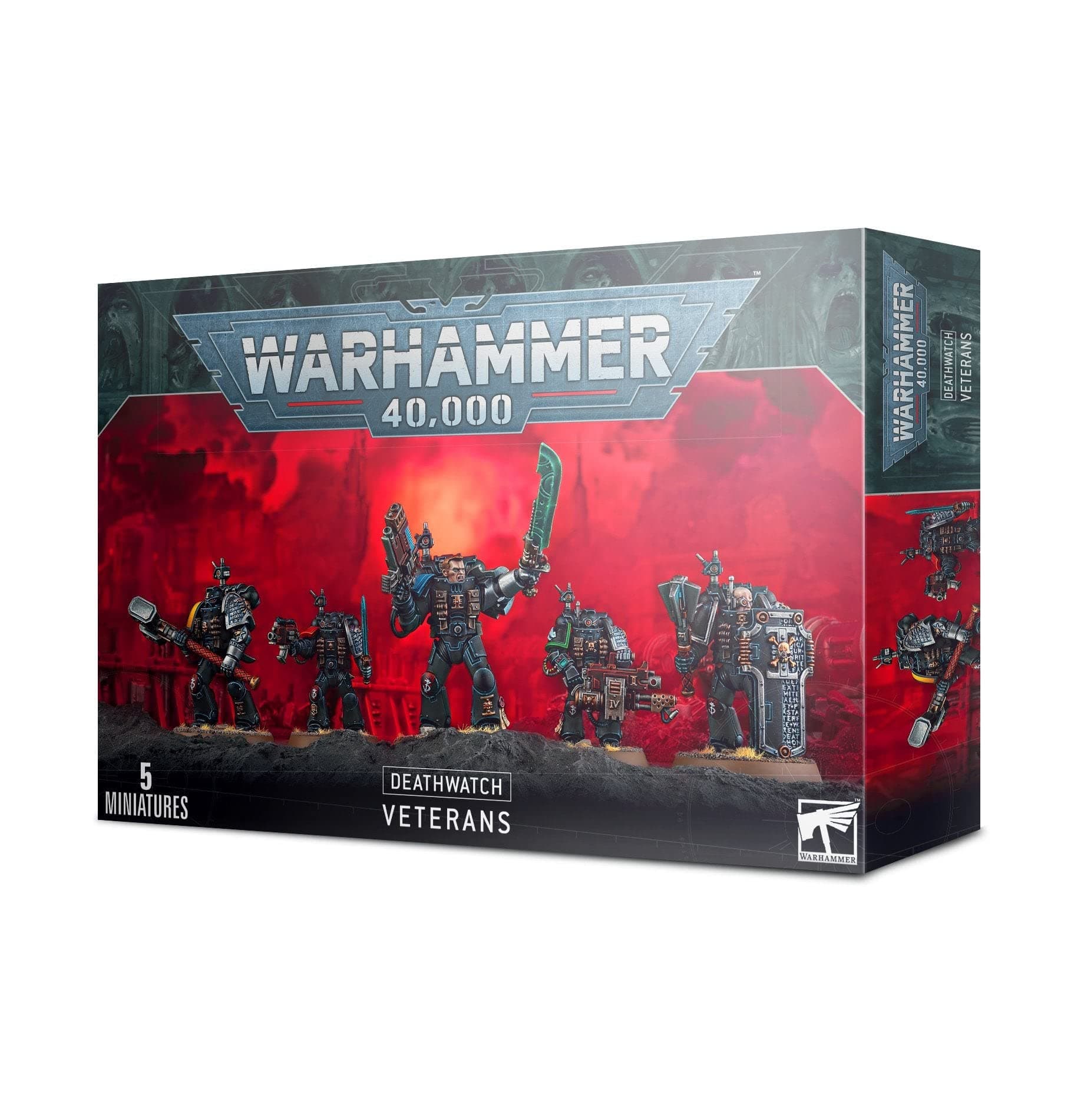 Games Workshop Warhammer 40k Deathwatch Kill Team: Veterani, Black & Gray
