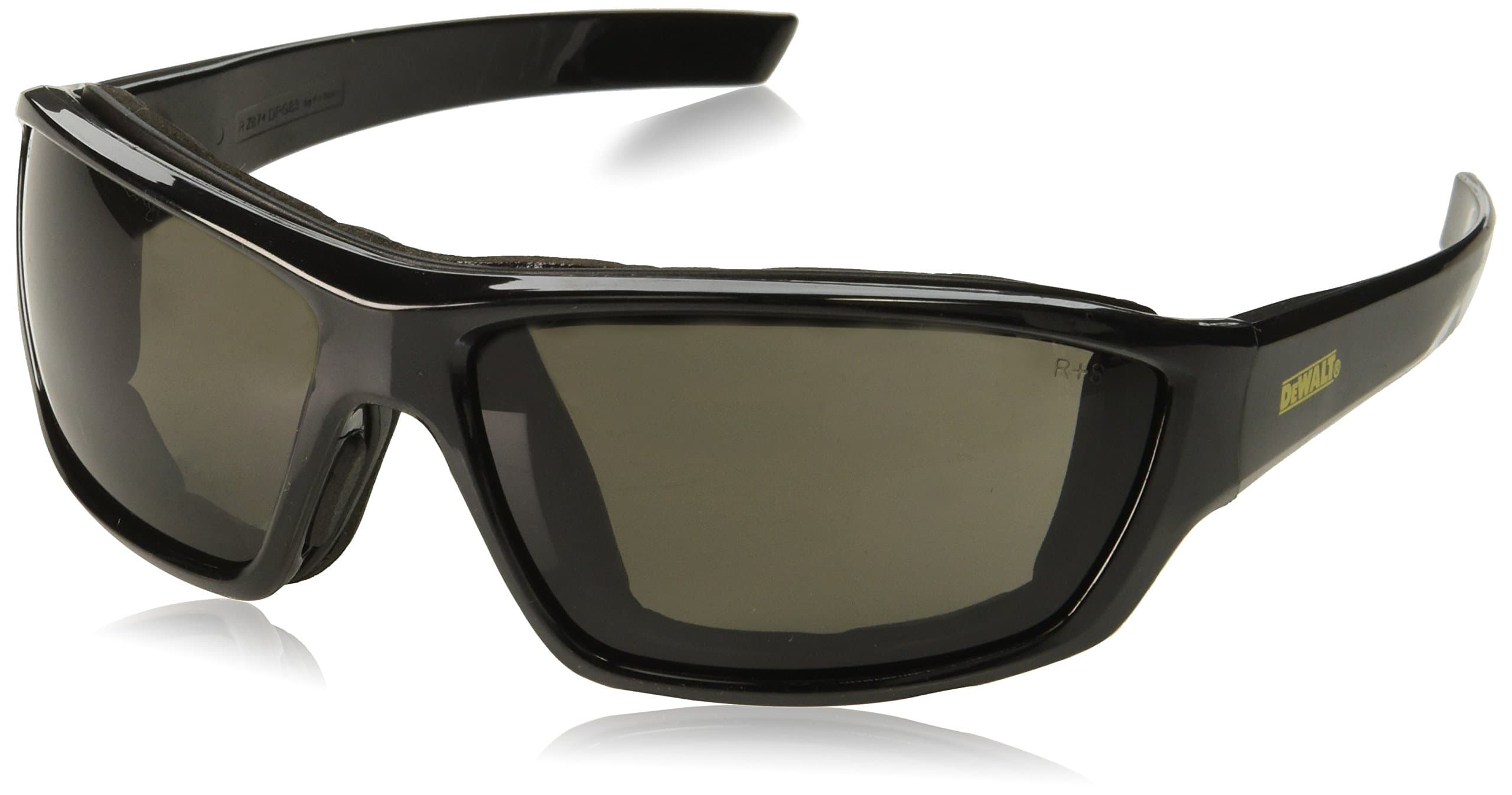 DeWalt DPG83-21 Converter Safety Glasses/Goggles - Black Frame - Smoke Anti-Fog Lens