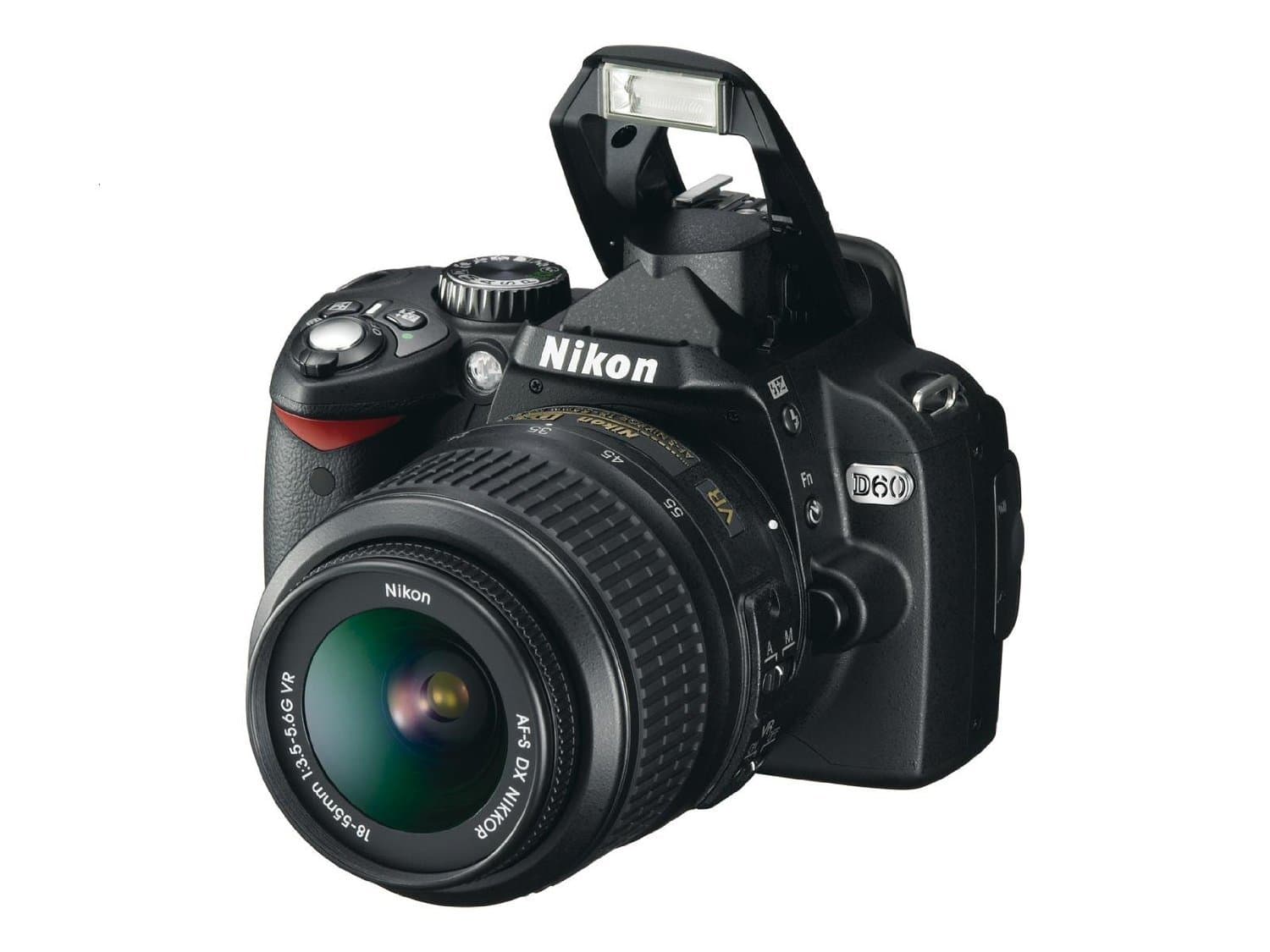 Nikon D60 DSLR Camera with 18-55mm f/3.5-5.6G Auto Focus-S Nikkor Zoom Lens