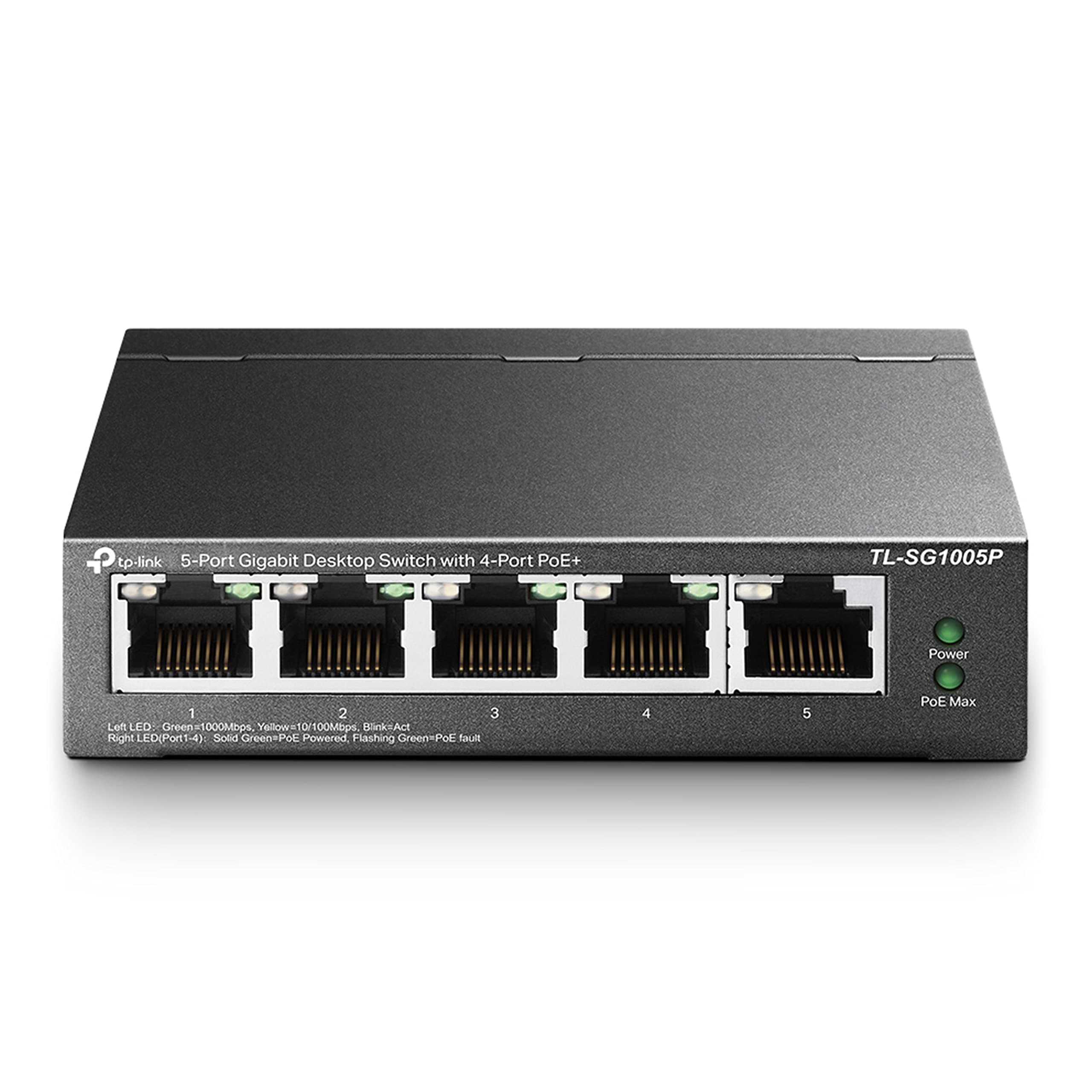 TP-Link 5-Port Gigabit Desktop Switch with 4-Port PoE TL-SG1005P
