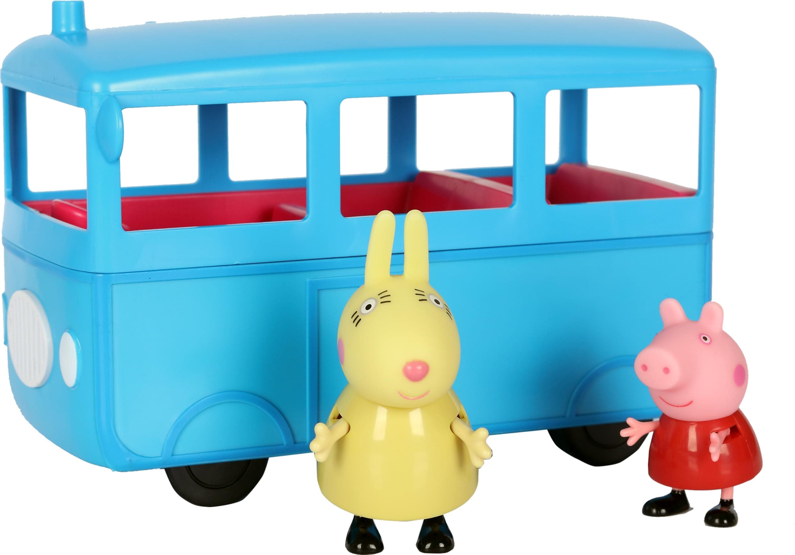 - Peppa Pig Peppa's School Bus Playset with Sound Effects, Includes 2 Figures, Preschool Toy for Girls and Boys 3 Years and Up, Birthday Gift Toys for Kids