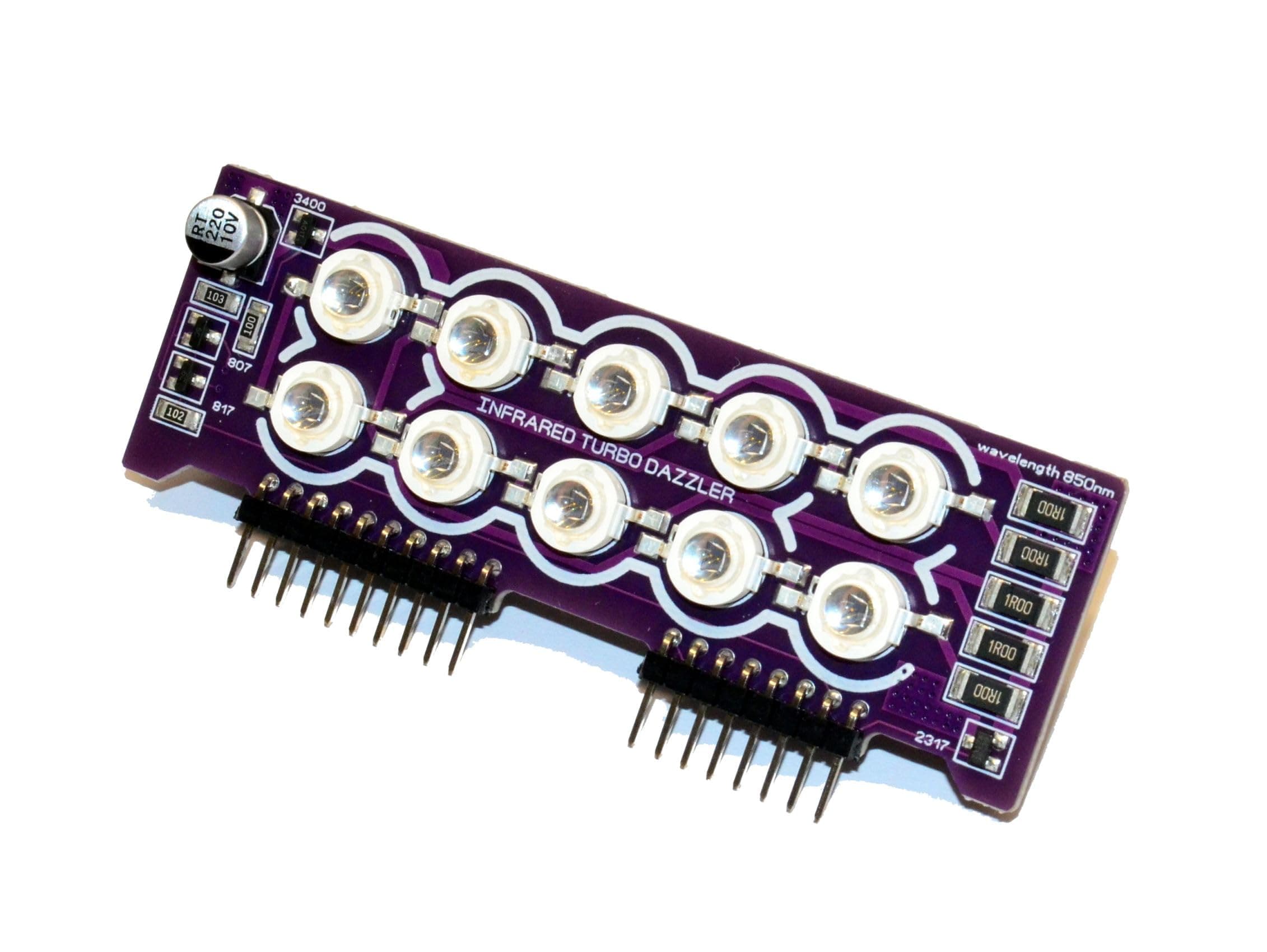 TURBO Infrared Dazzler Blaster compatible with Flipper Zero/Open Area Distance is : 200M = 650 Feets