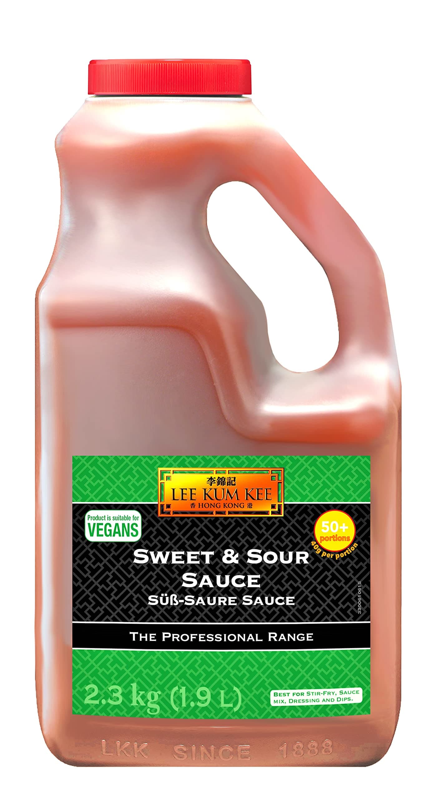 Sweet and Sour Sauce, Professional Range Bulk Size, Vegan, 2.3 kg (Pack of 1)