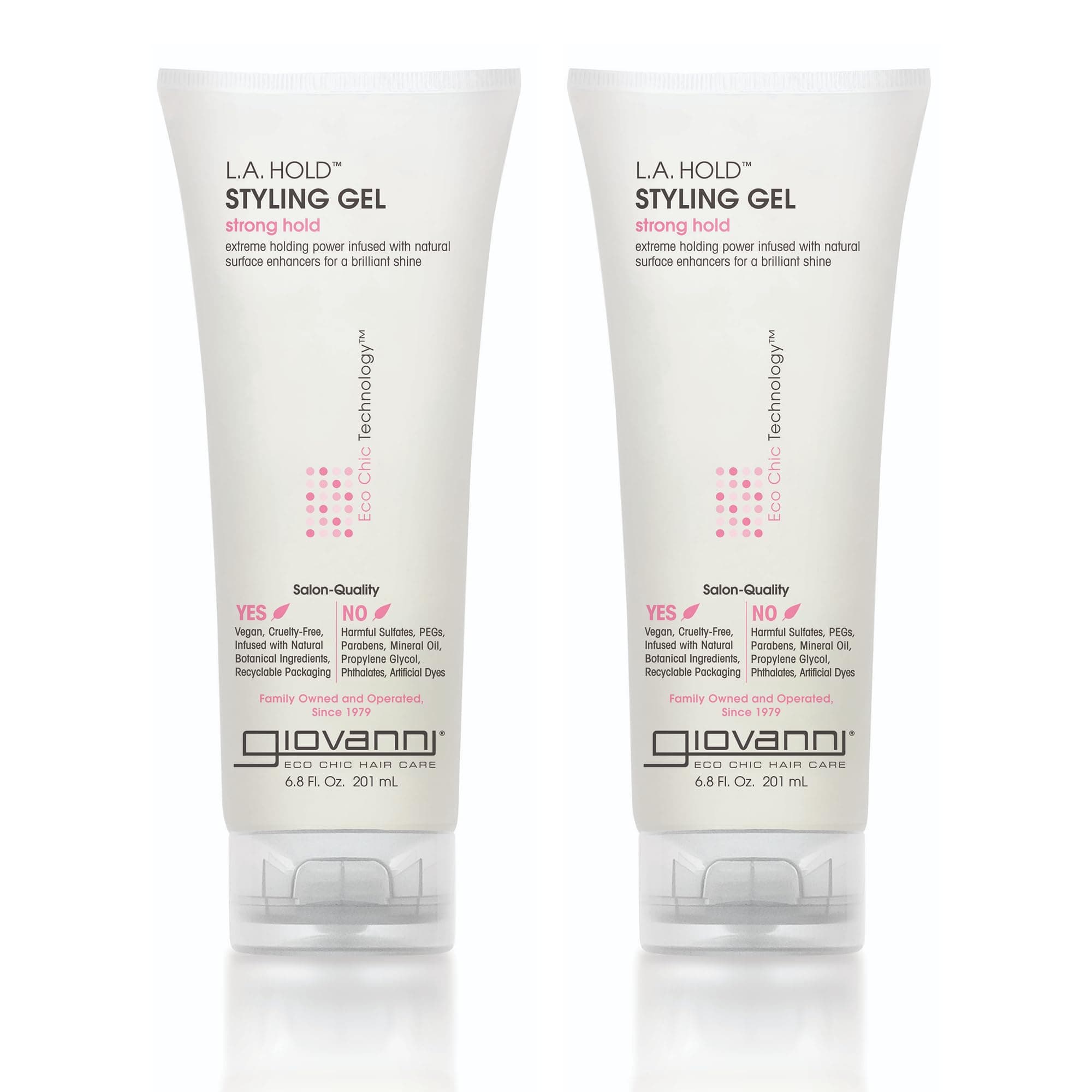 Eco Chic L.A. Natural Styling Gel (6.8 Oz, 2-Pack)