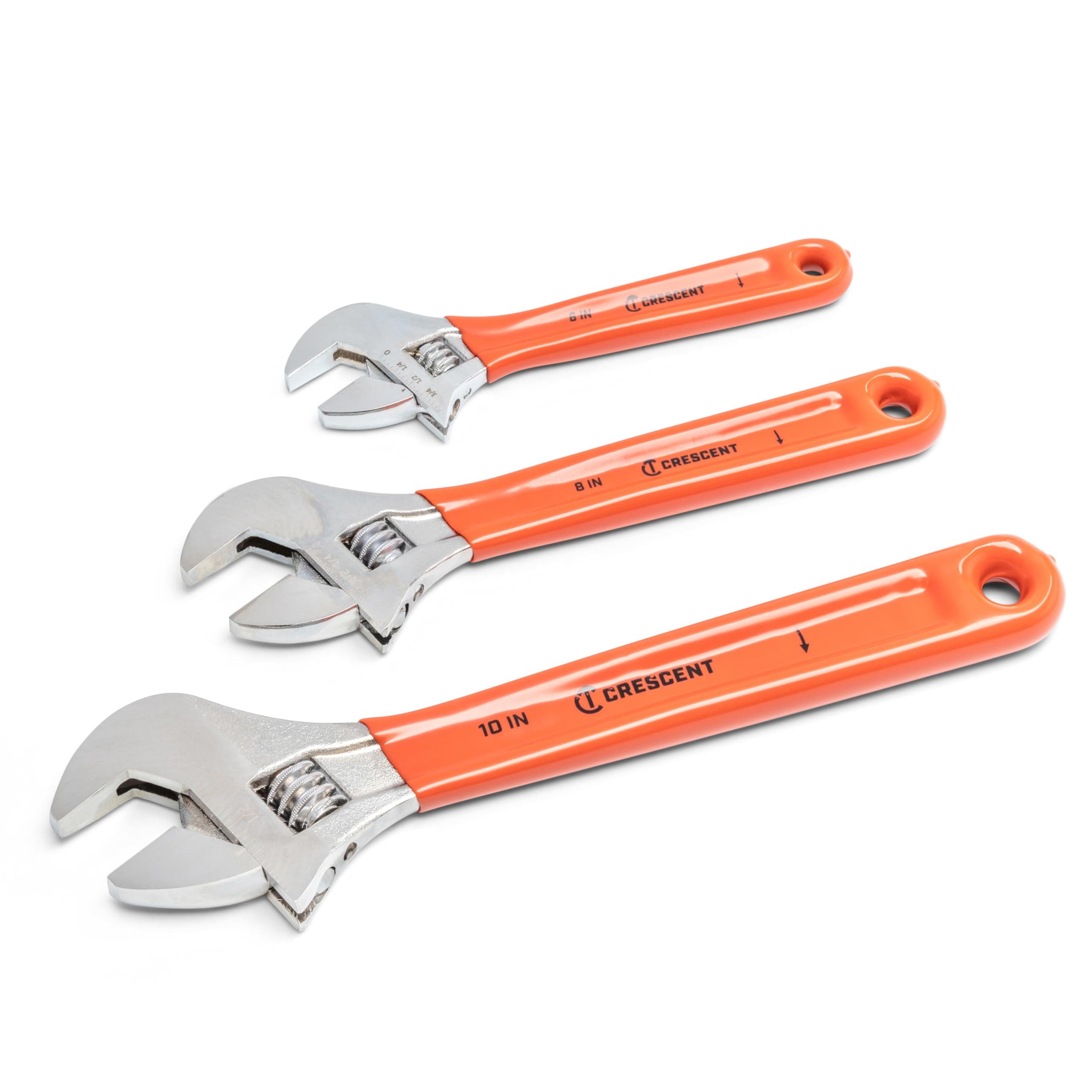 3 Piece Adjustable Cushion Grip Wrench Set 6", 8" & 10" - AC26810CV