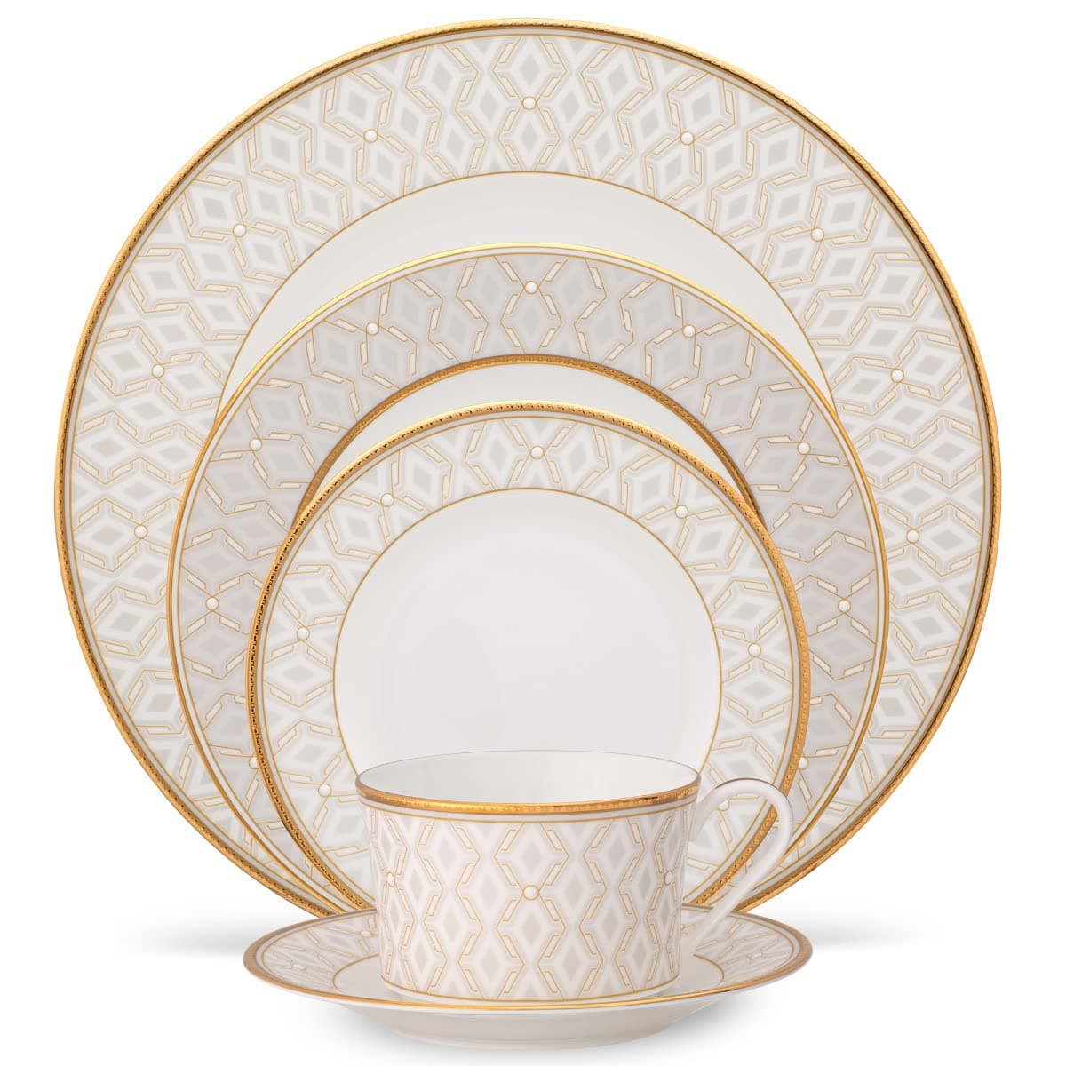 Noble Pearl 5-Piece Place Setting, Service for 1