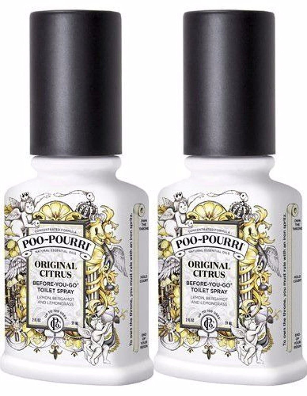 Poo-Pourri, Before-You-Go Bathroom Spray, Original - 4 oz, 2 Pack