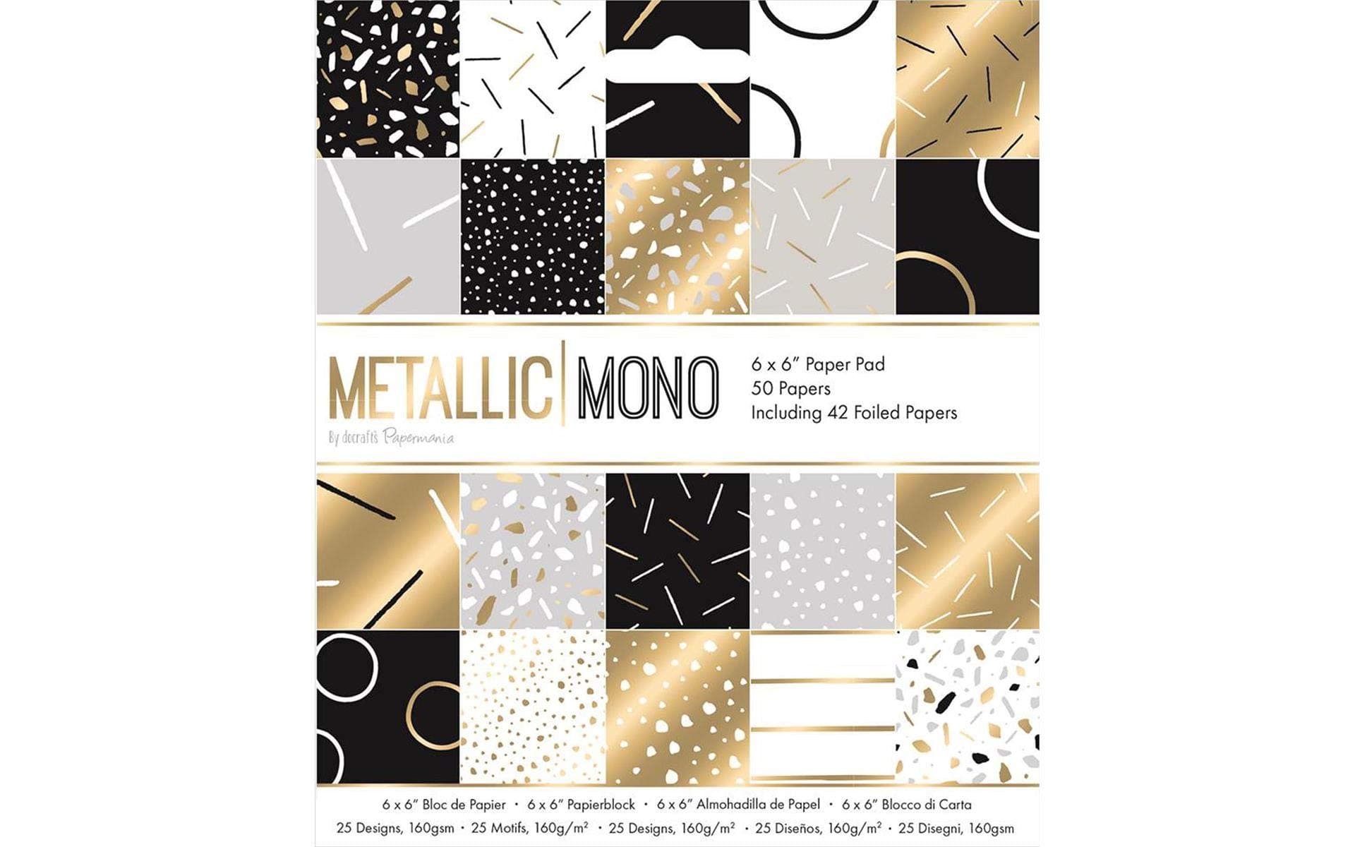 Papermania Paper Pack, Multi-Colour, 6x6