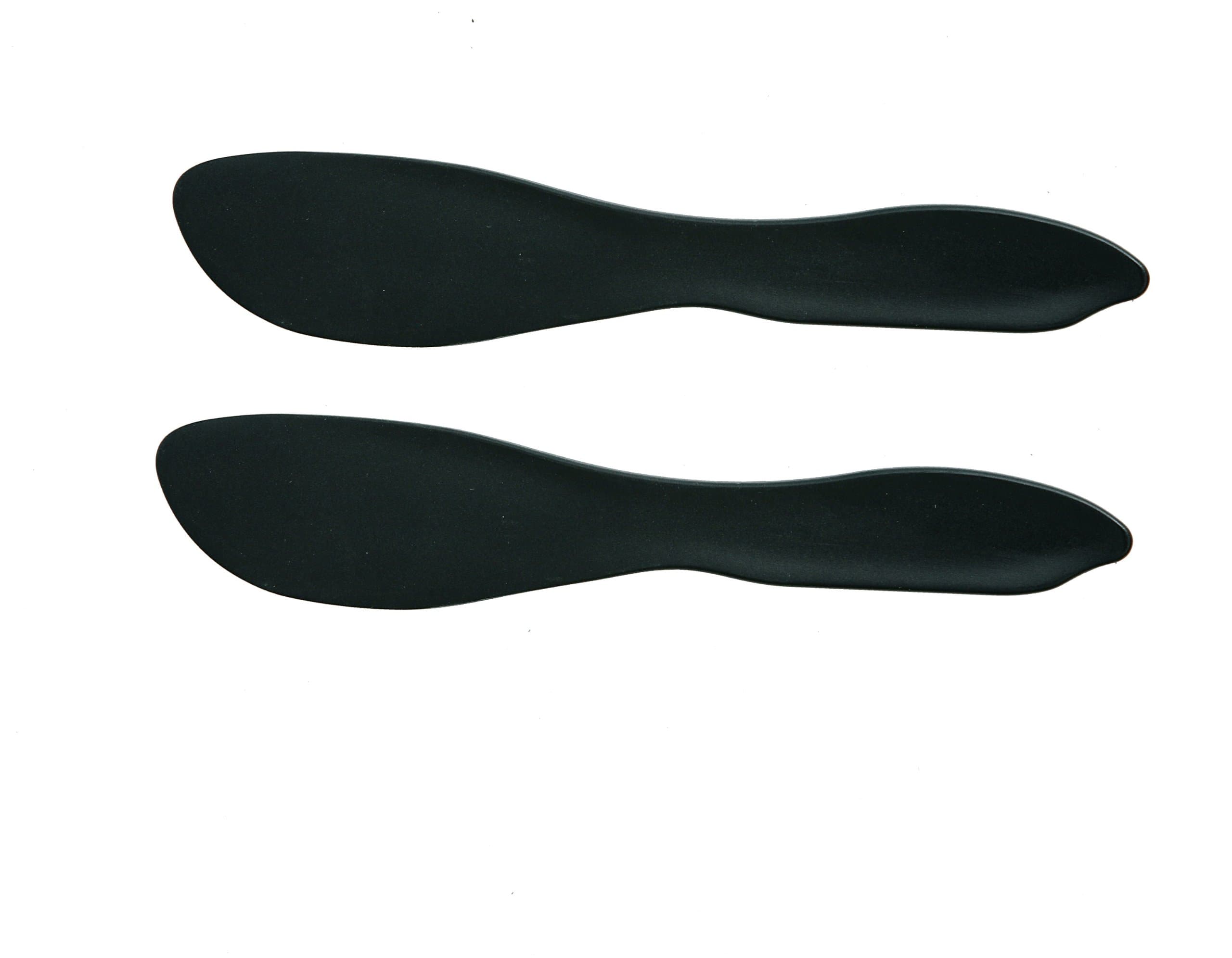 Multi Purpose Spreaders | Versatile Butter Knife for Soft Cheese or Frosting | Safe for Kids | BPA-Free and Dishwasher-Safe | Set of 2 Spreaders Each | Made in Sweden | Black