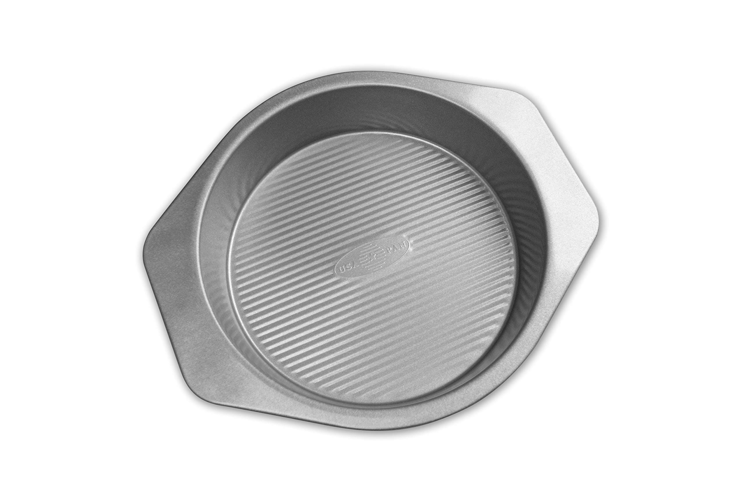 USA Pan1070LC-3-ABC American Bakeware Classics 9-Inch Round Cake Pan, Aluminzed Steel, Null
