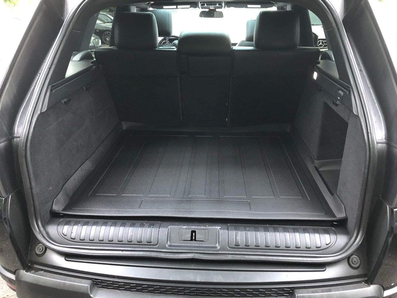 Cargo Liner - Trunk Mat for Land Rover Range Rover Sport 2014-2022 – Weather-Resistant Trunk Mats for Cars with Raised Lip – Non-Slip Car Trunk Mat Rubber – Laser Pre-Cut Design