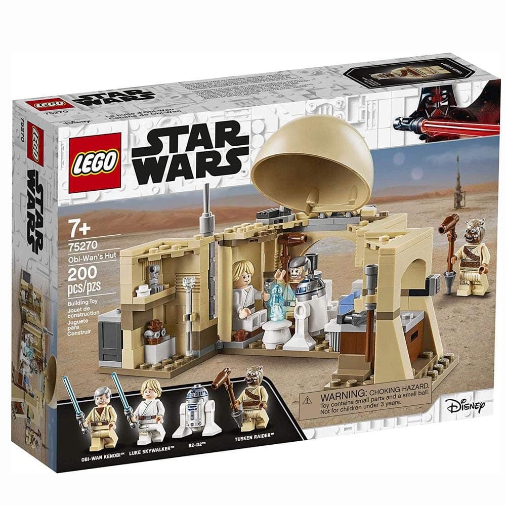 Star Wars: A New Hope OBI-Wan’s Hut 75270 Hot Toy Building Kit; Super Star Wars Starter Set for Young Kids (200 Pieces)