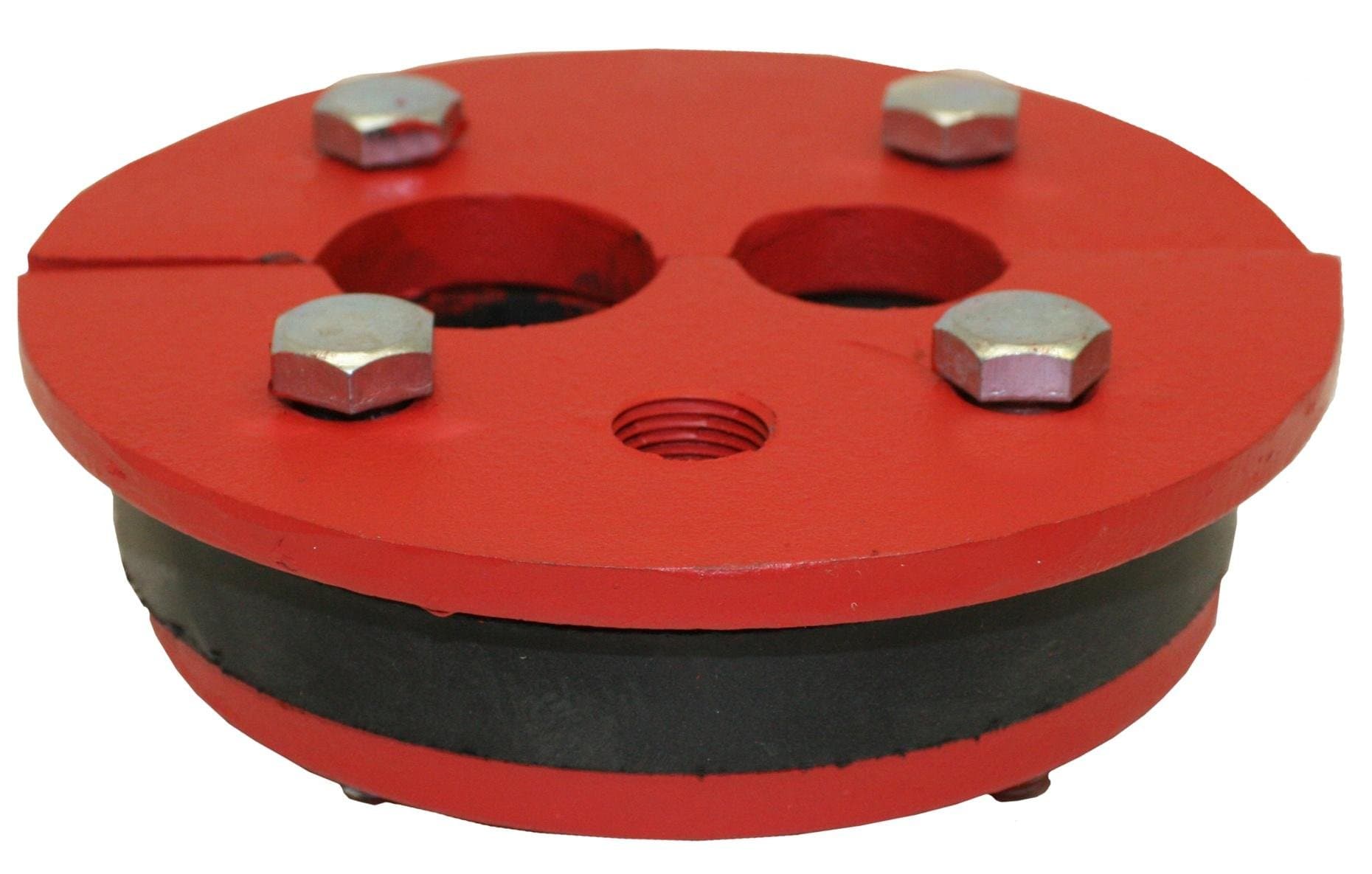 WS622510 Cast Iron Well Series, Double Drop Pipe, Split Top Plate, 6" Well Size, 1-1/4" and 1" Drop Pipes, 4"