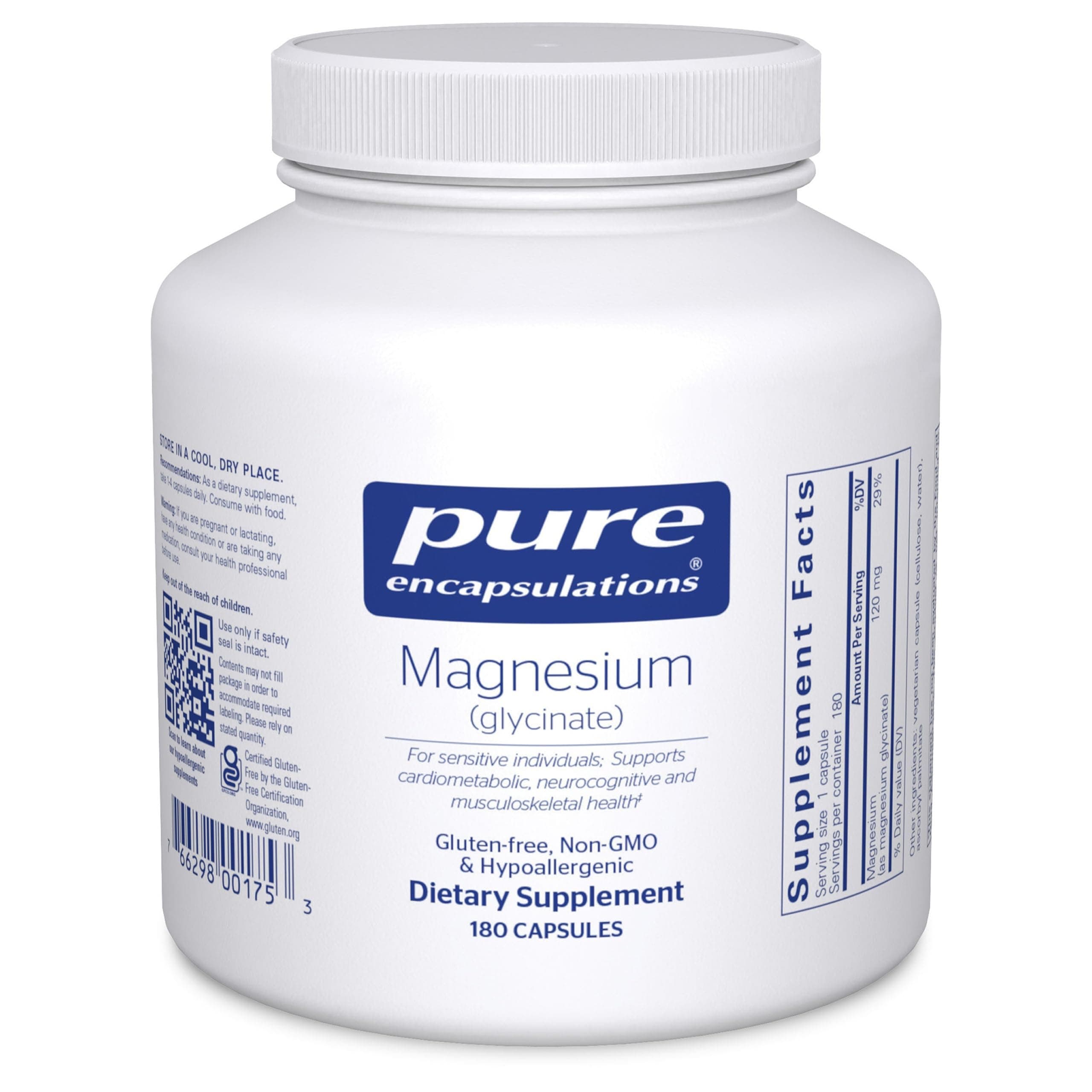 Pure Encapsulations Pure Encapsulations Magnesium (Glycinate) 180 Caps