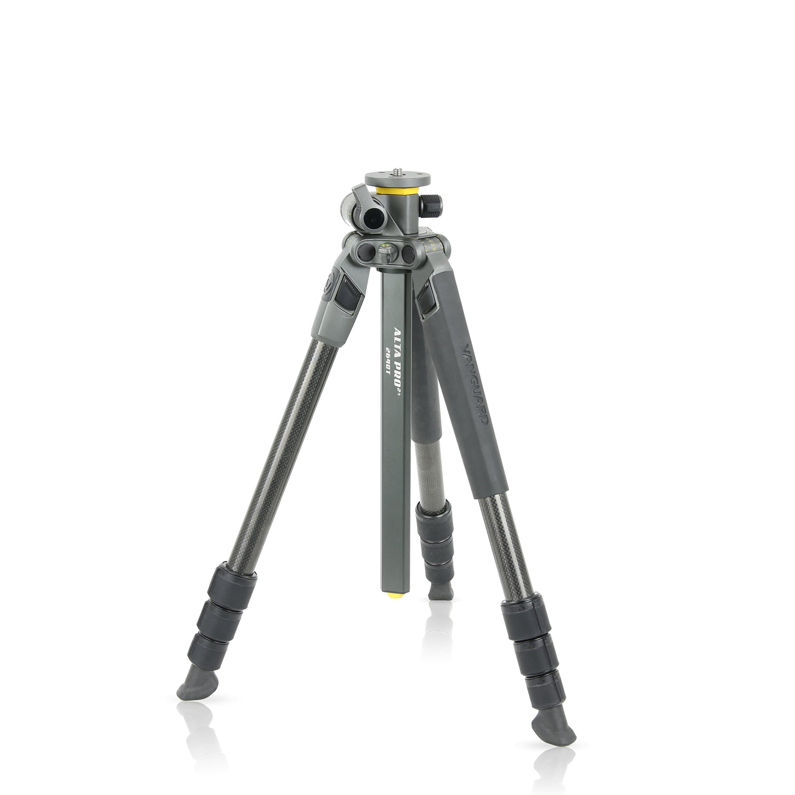 Vanguard Alta Pro 2+ 264CT Carbon Fiber Tripod with Multi-Angle Center Column for Sony, Nikon, Canon DSLR Cameras
