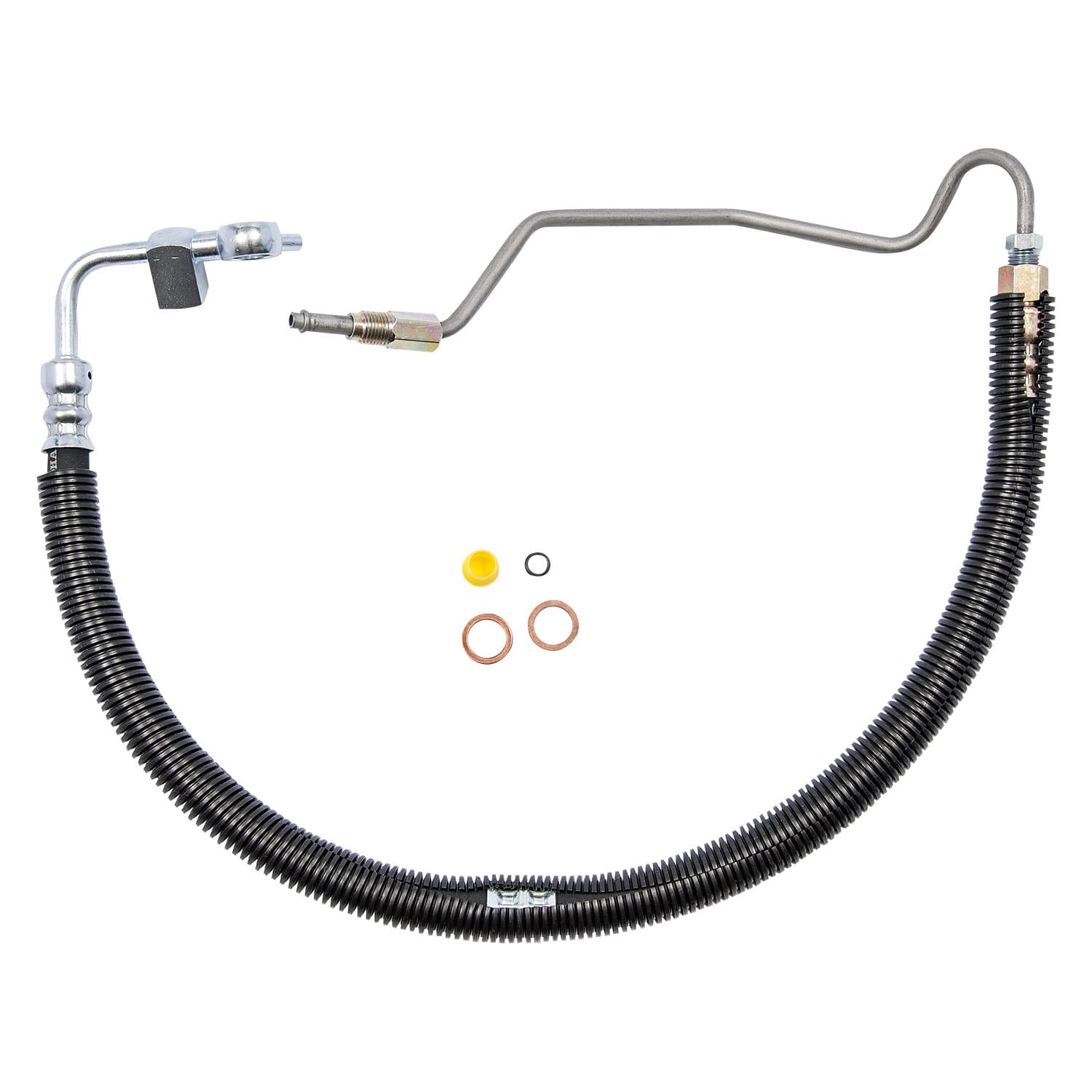 Edelmann 80651 Power Steering Pressure Hose, Black