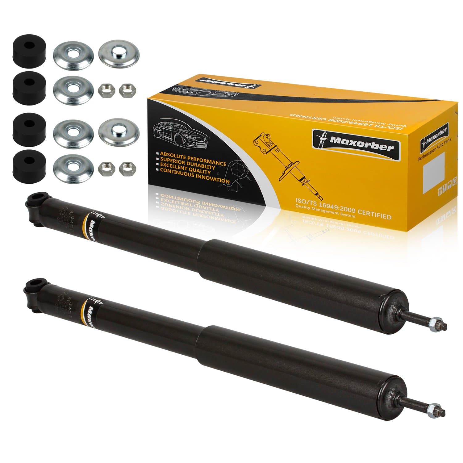 Maxorber Rear Set Shocks Struts For 2001-2005 Toyota RAV-4