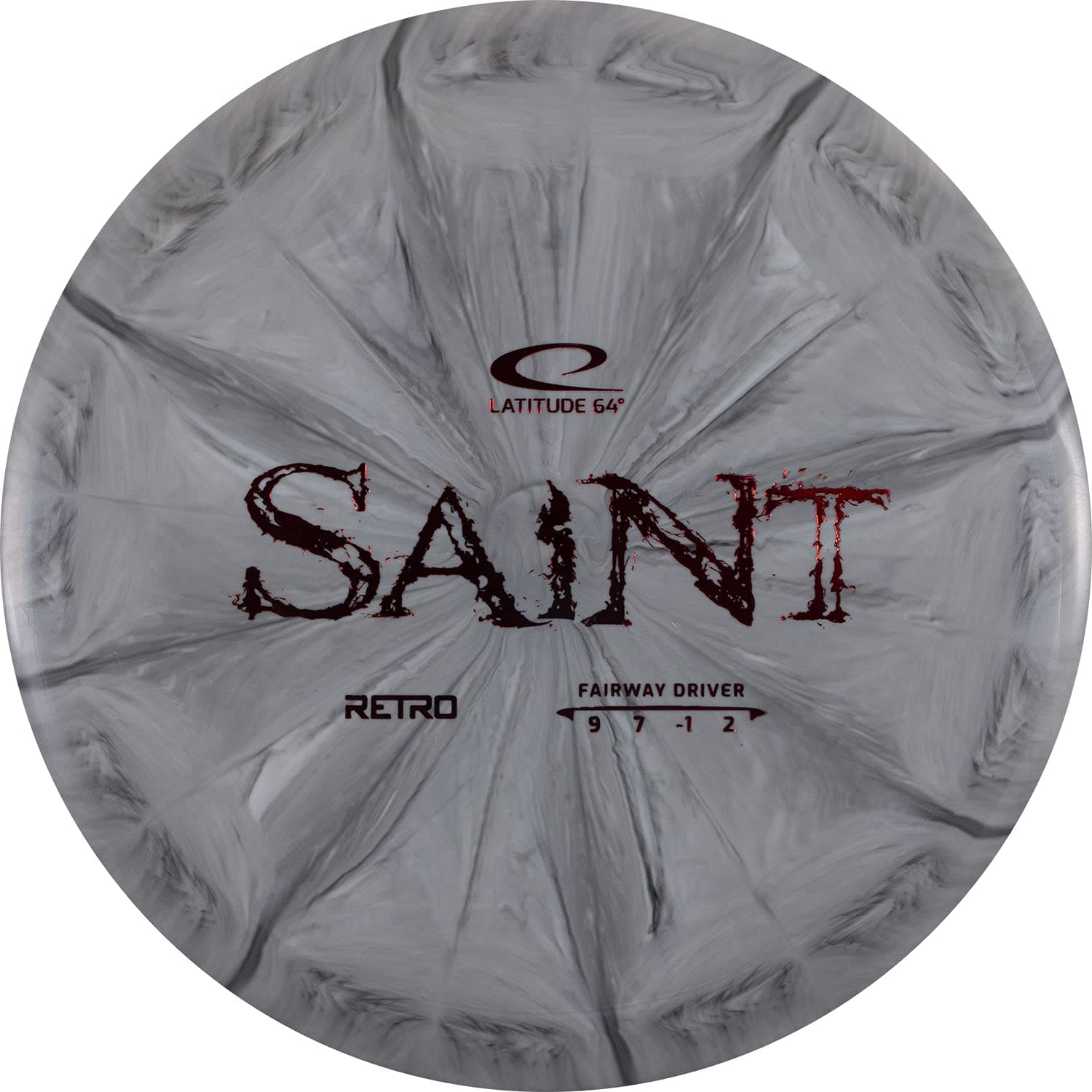 Latitude 64 Retro Saint Disc Golf Fairway Driver | Slightly Overstable Disc Golf Driver | Grippy Base Plastic | Fairway Driver Disc Golf Disc | Frisbee Golf Driver | 170g+