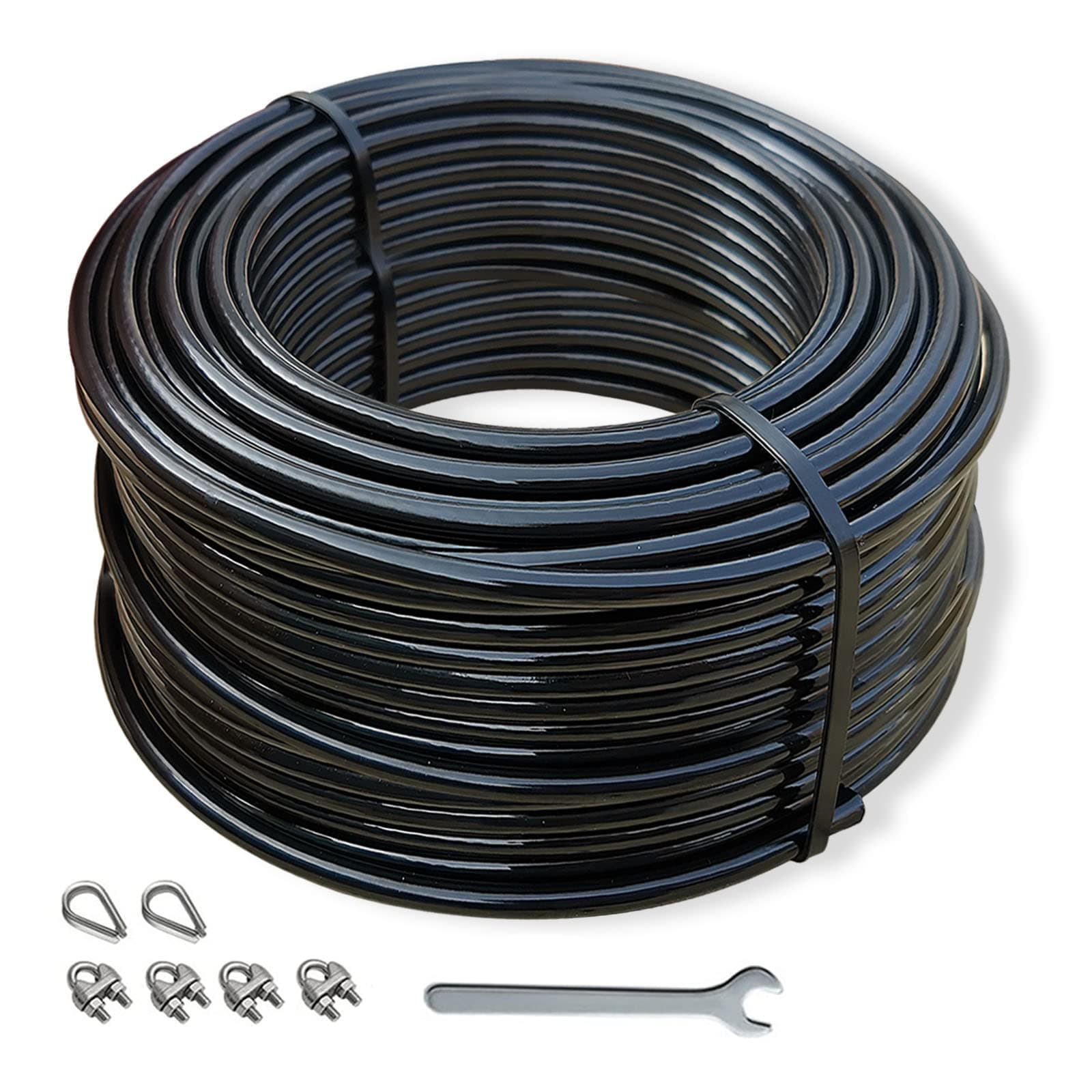 KORIKAHM Replacement Cables for Home Gym, 65.6/98.4 Ft Fitness Pulley Cable, ...