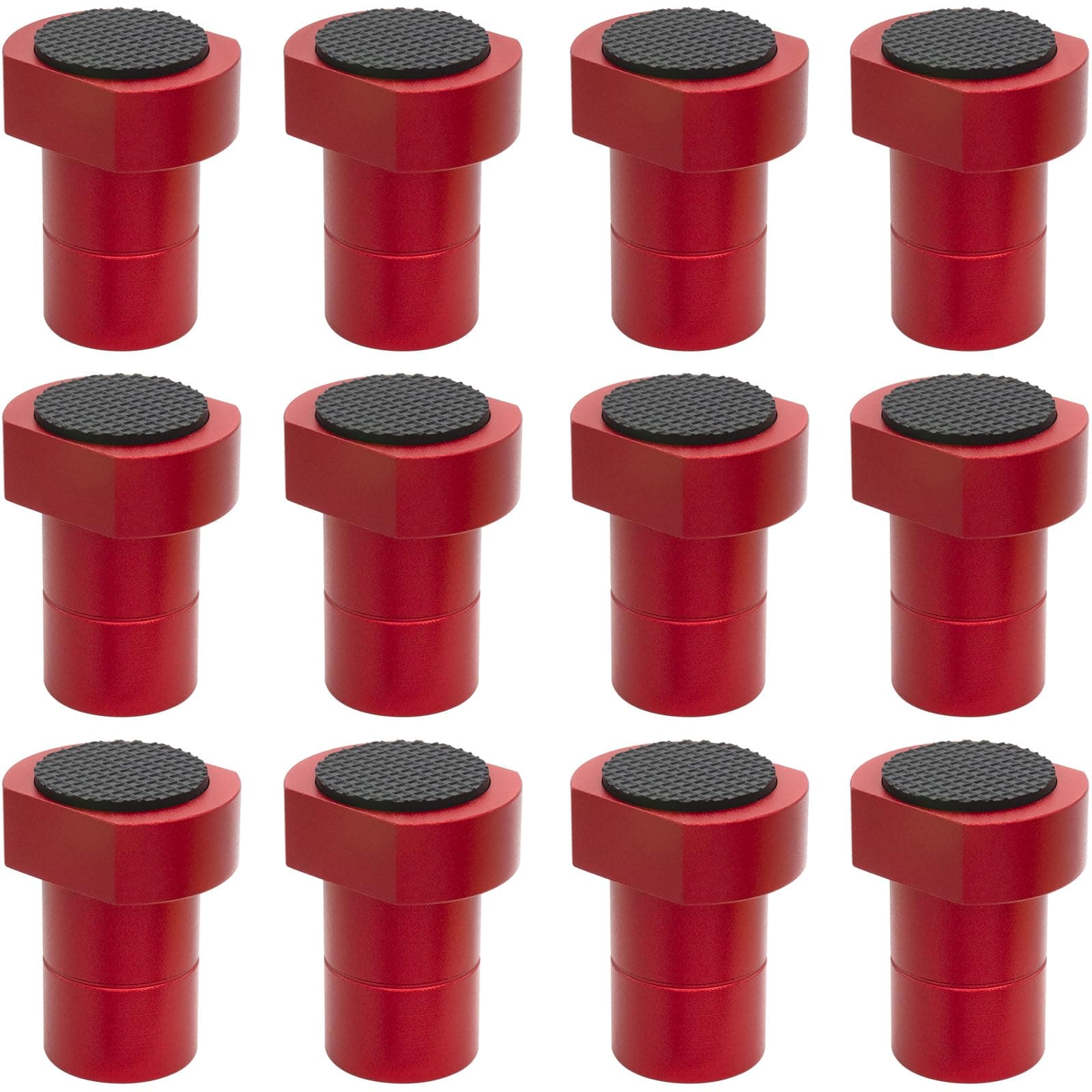 12-Pack 3/4" Bench Dogs,Non-Slip Bench Dog Clamp Aluminum Alloy Workbench Dogs Stops for MFT Tables, Woodworking & DIY Projects(19mm/0.748inch)
